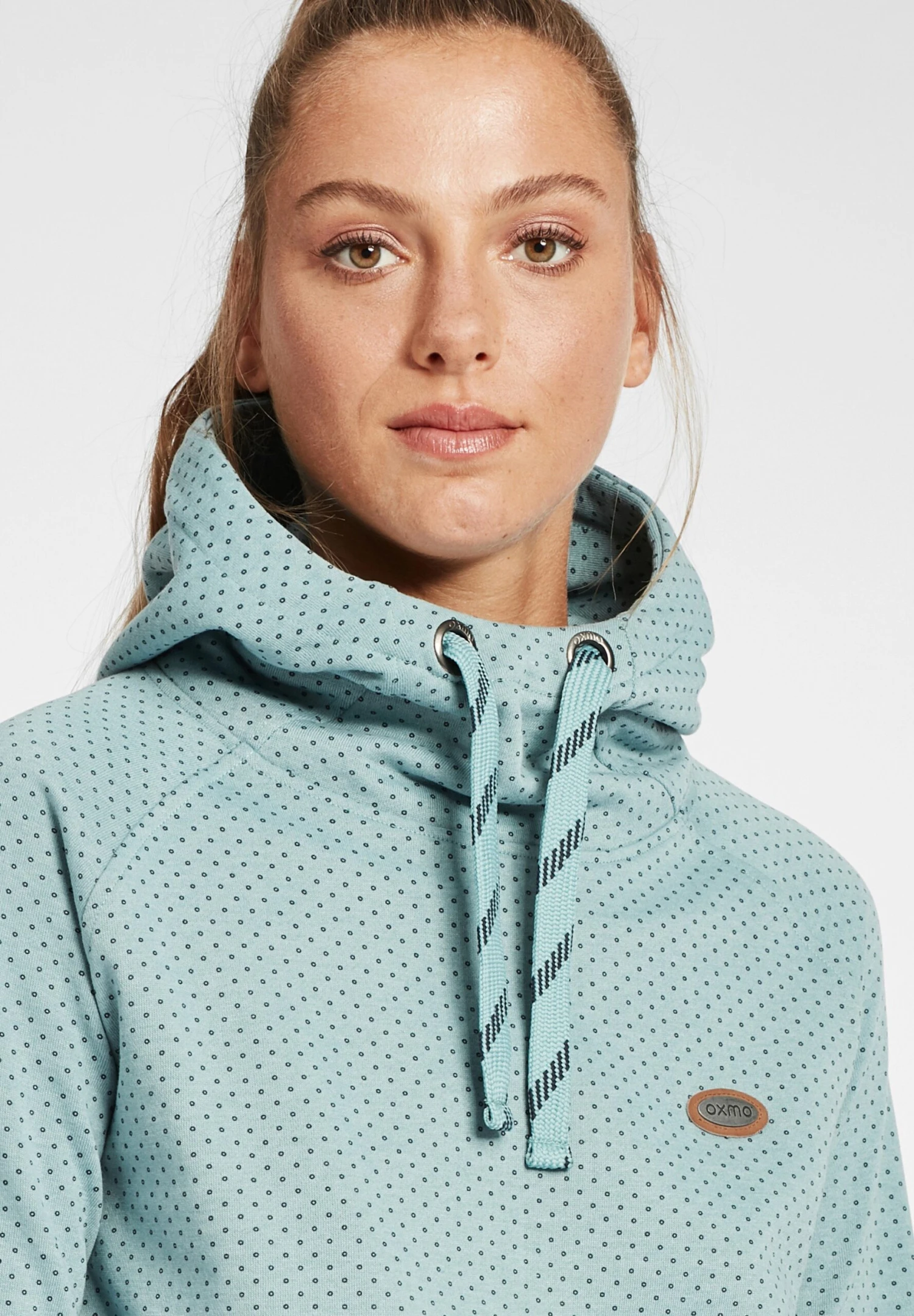 OXMO Oxamina - Hoodie - Smoke Blue Melange - Afbeelding 4