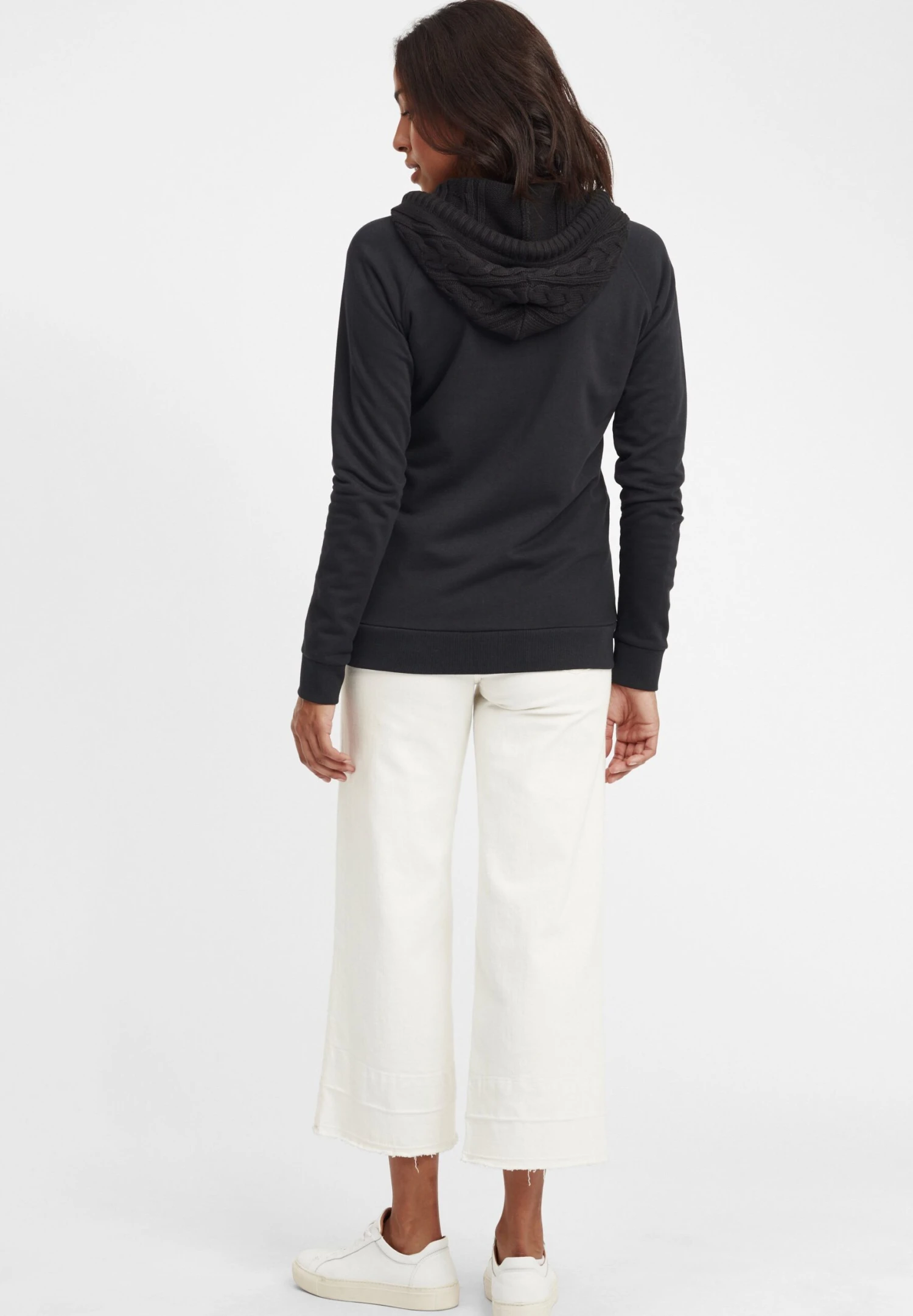 OXMO Oxmatilda - Sweater Met Rits - Black - Afbeelding 6