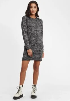 OXMO Oxdanielle - Gebreide Jurk - Black