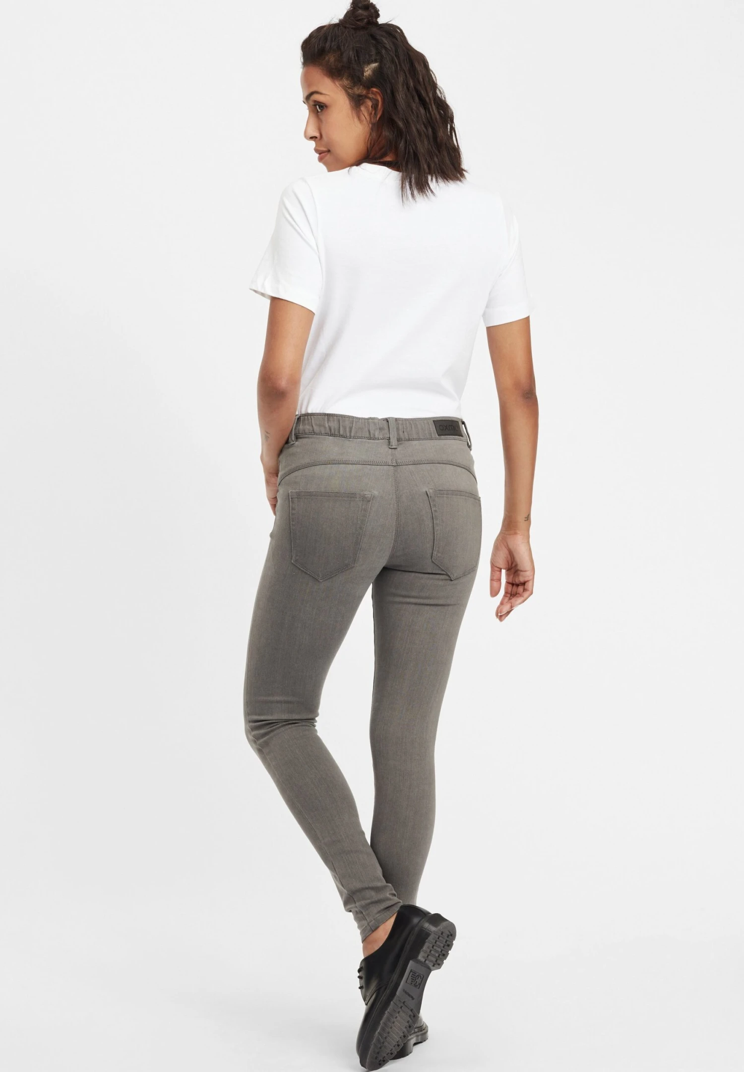 OXMO Oxgesine - Jeans Skinny Fit - Pewter - Afbeelding 3