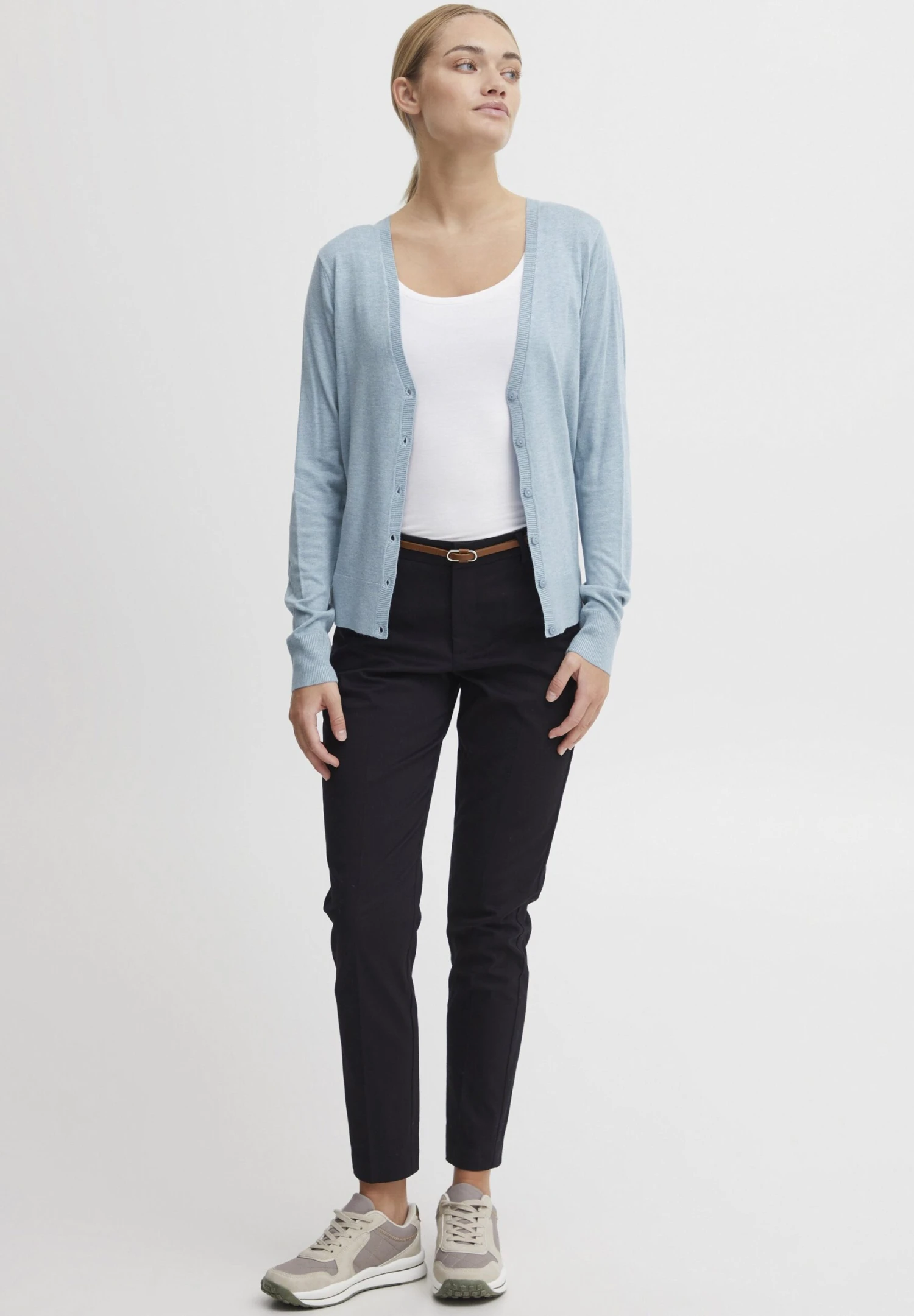 OXMO Oxhelene - Vest - Blue Bell Melange - Afbeelding 2