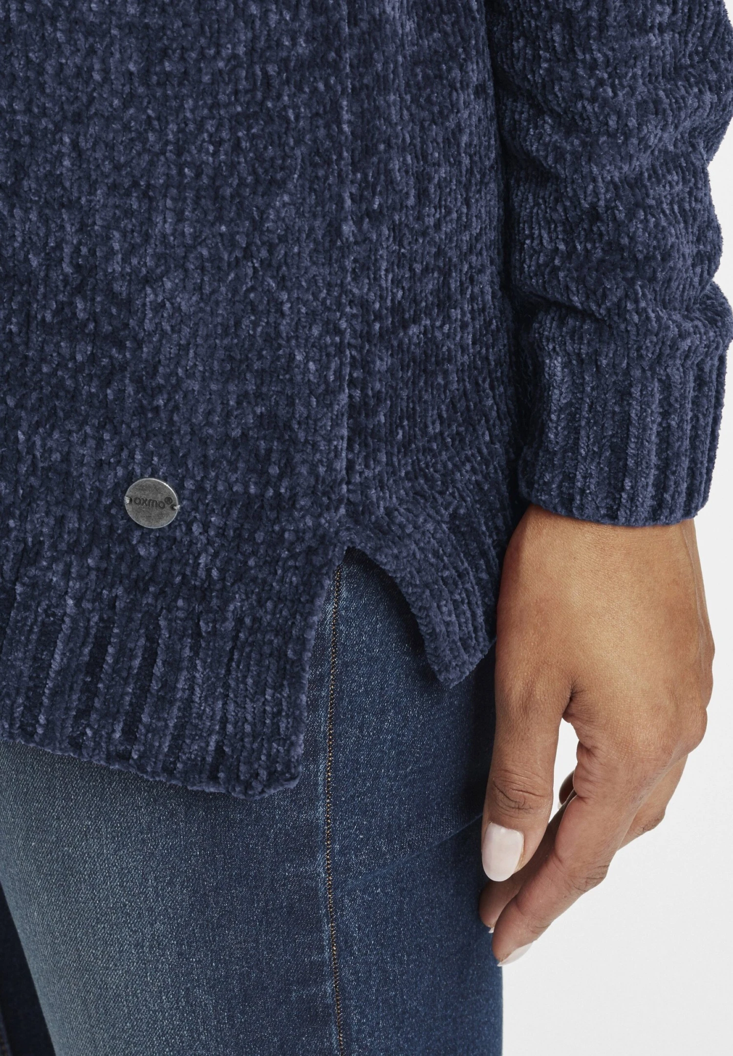 OXMO Oxesmira - Trui - Insignia Blue - Afbeelding 5