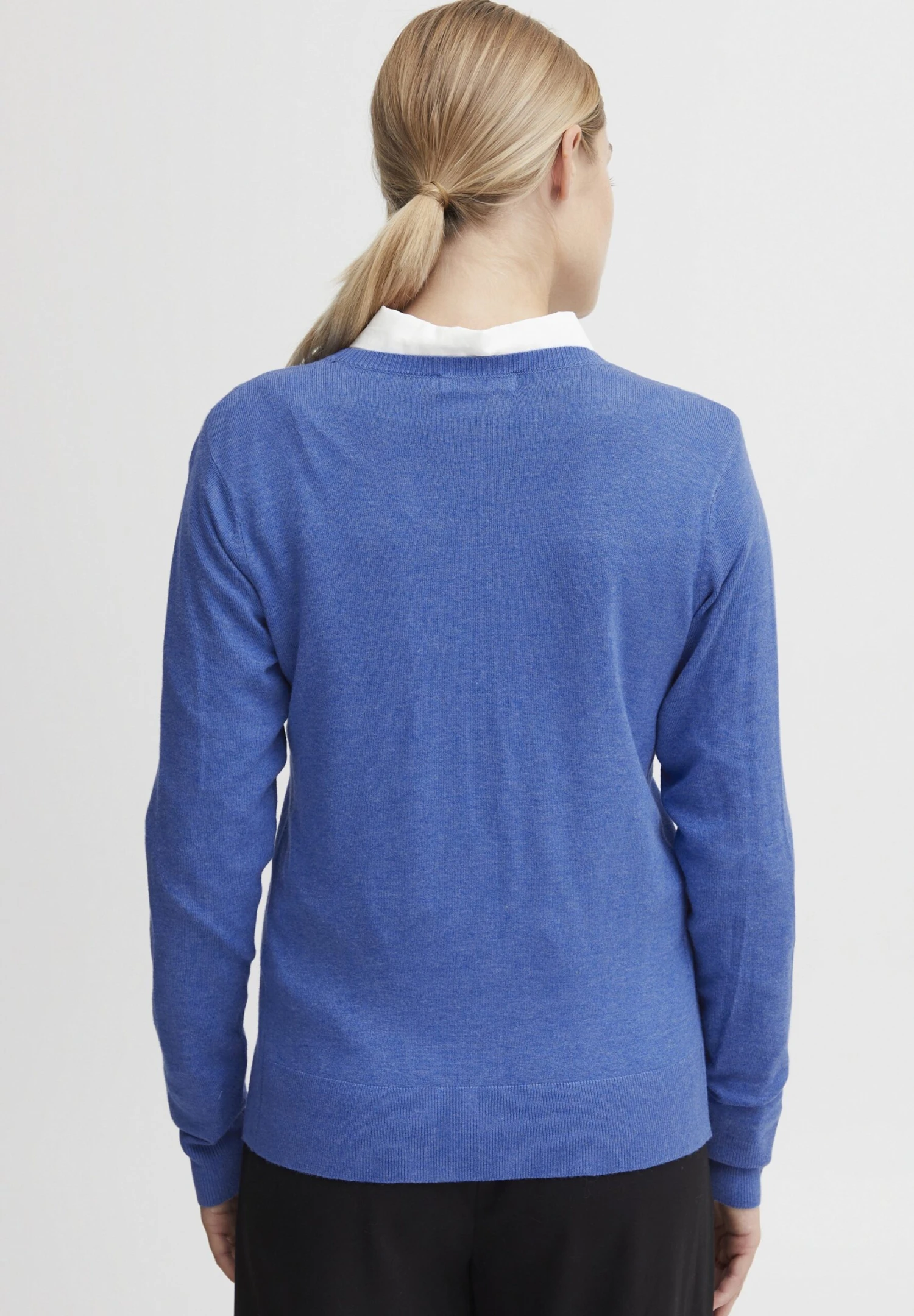 OXMO Oxhelene - Vest - Strong Blue Melange - Afbeelding 3