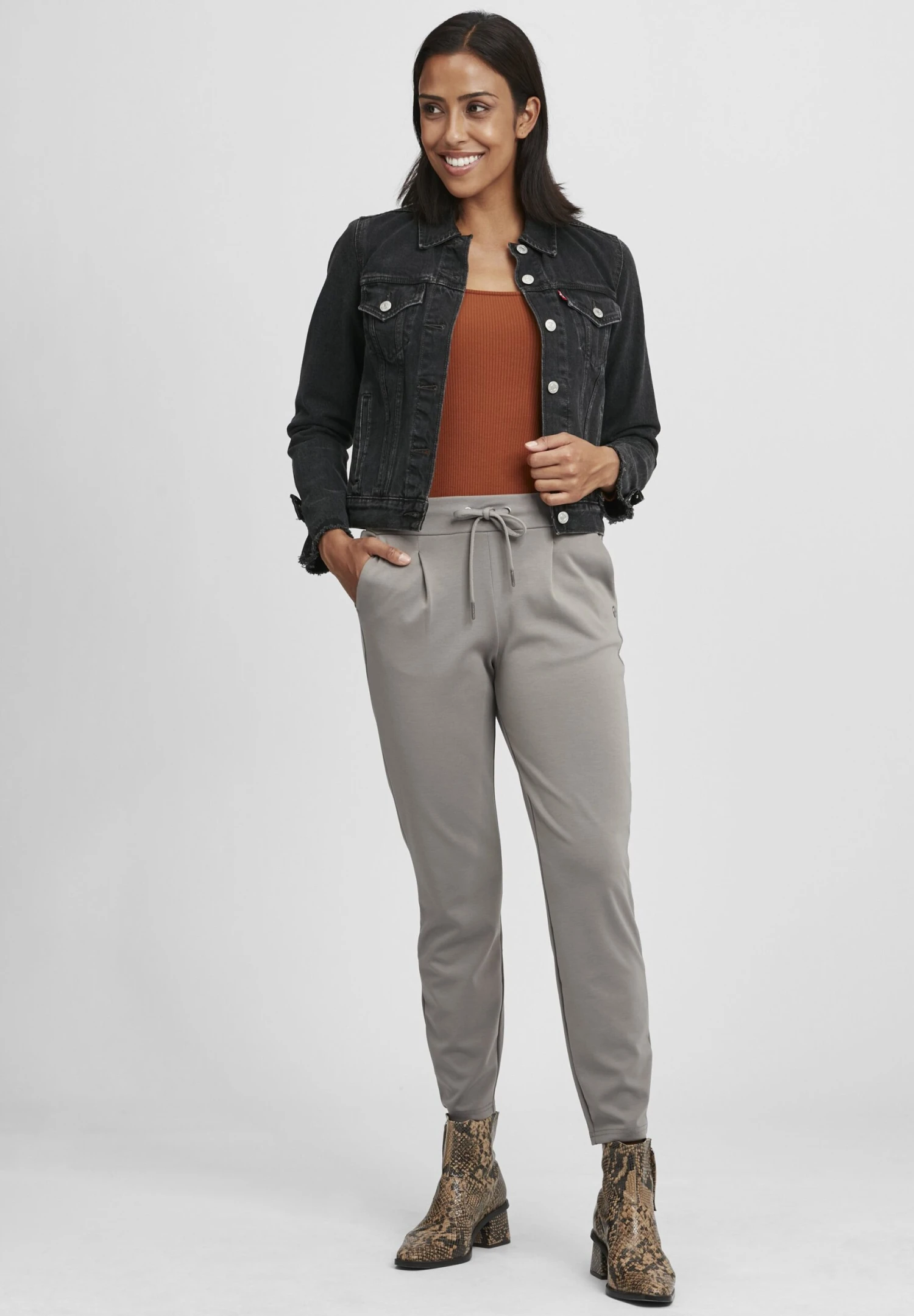 OXMO Oxanita - Trainingsbroek - Steel Gray - Afbeelding 2