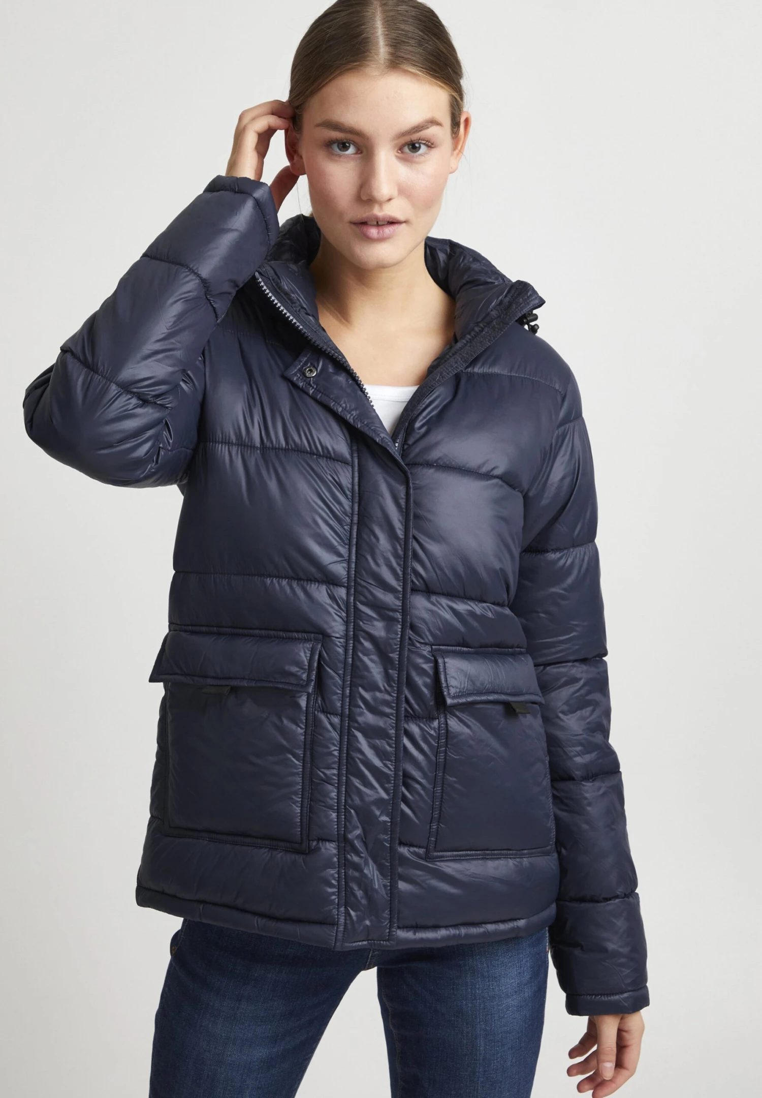 OXMO Oxdilja - Winterjas - Total Eclipse