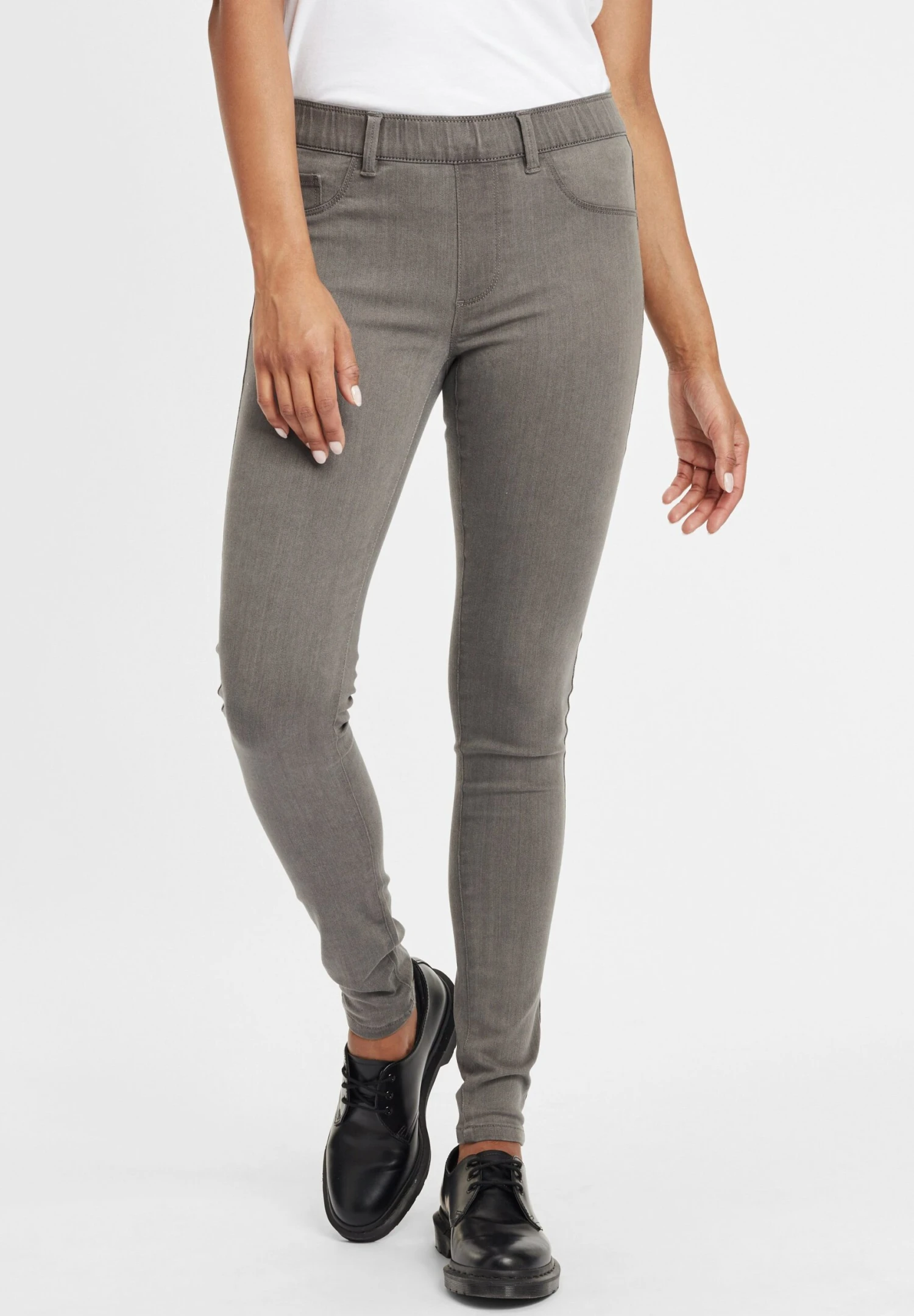 OXMO Oxgesine - Jeans Skinny Fit - Pewter
