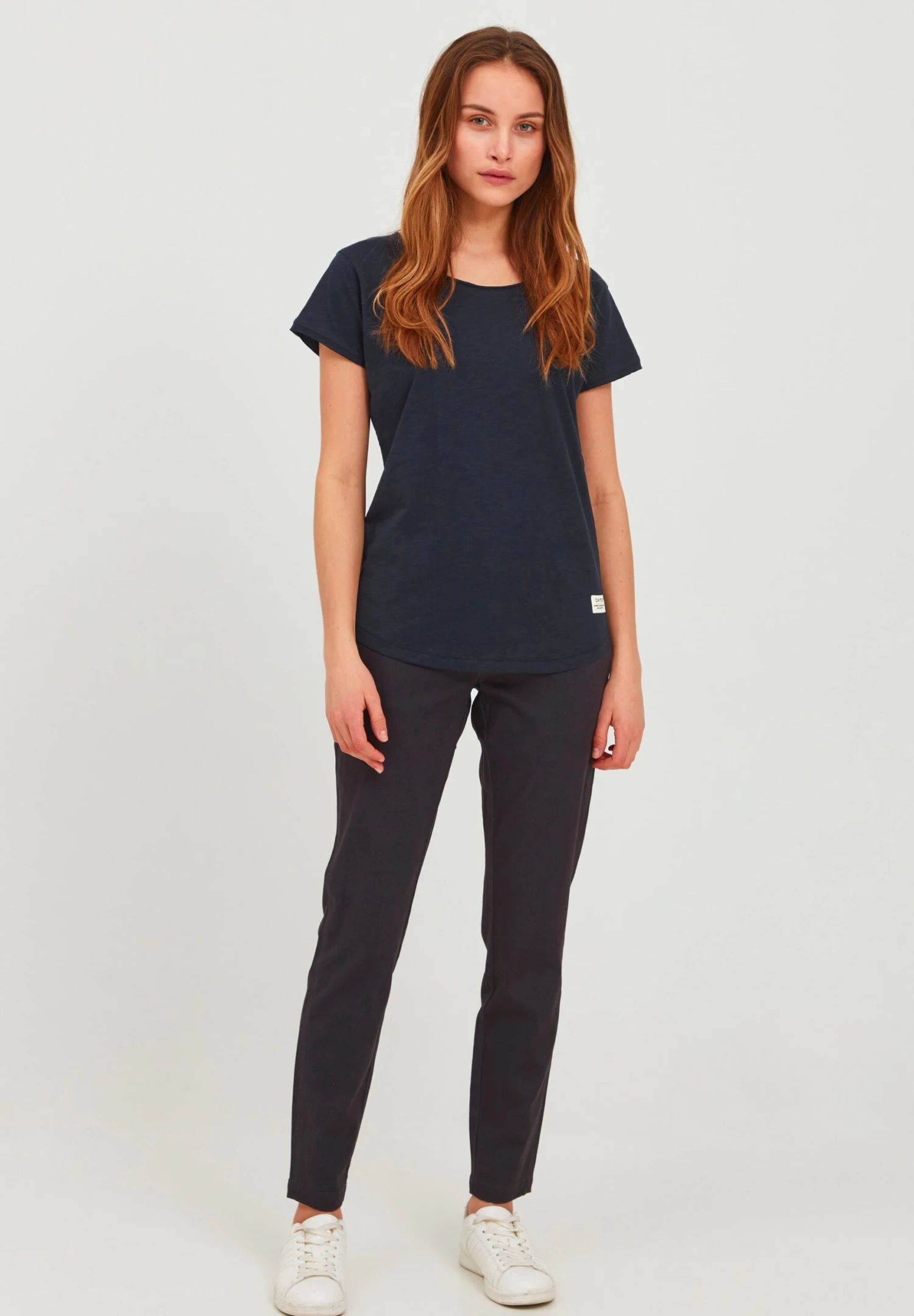 OXMO Oxlydi - T-Shirt Basic - Blue - Afbeelding 2