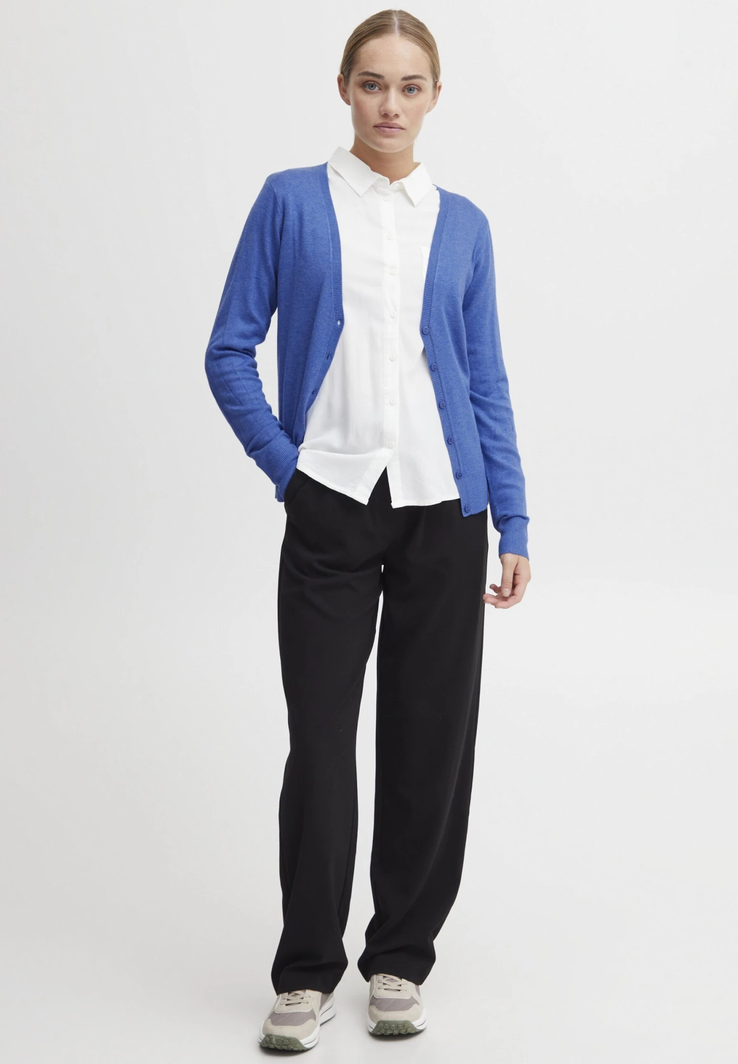 OXMO Oxhelene - Vest - Strong Blue Melange - Afbeelding 2