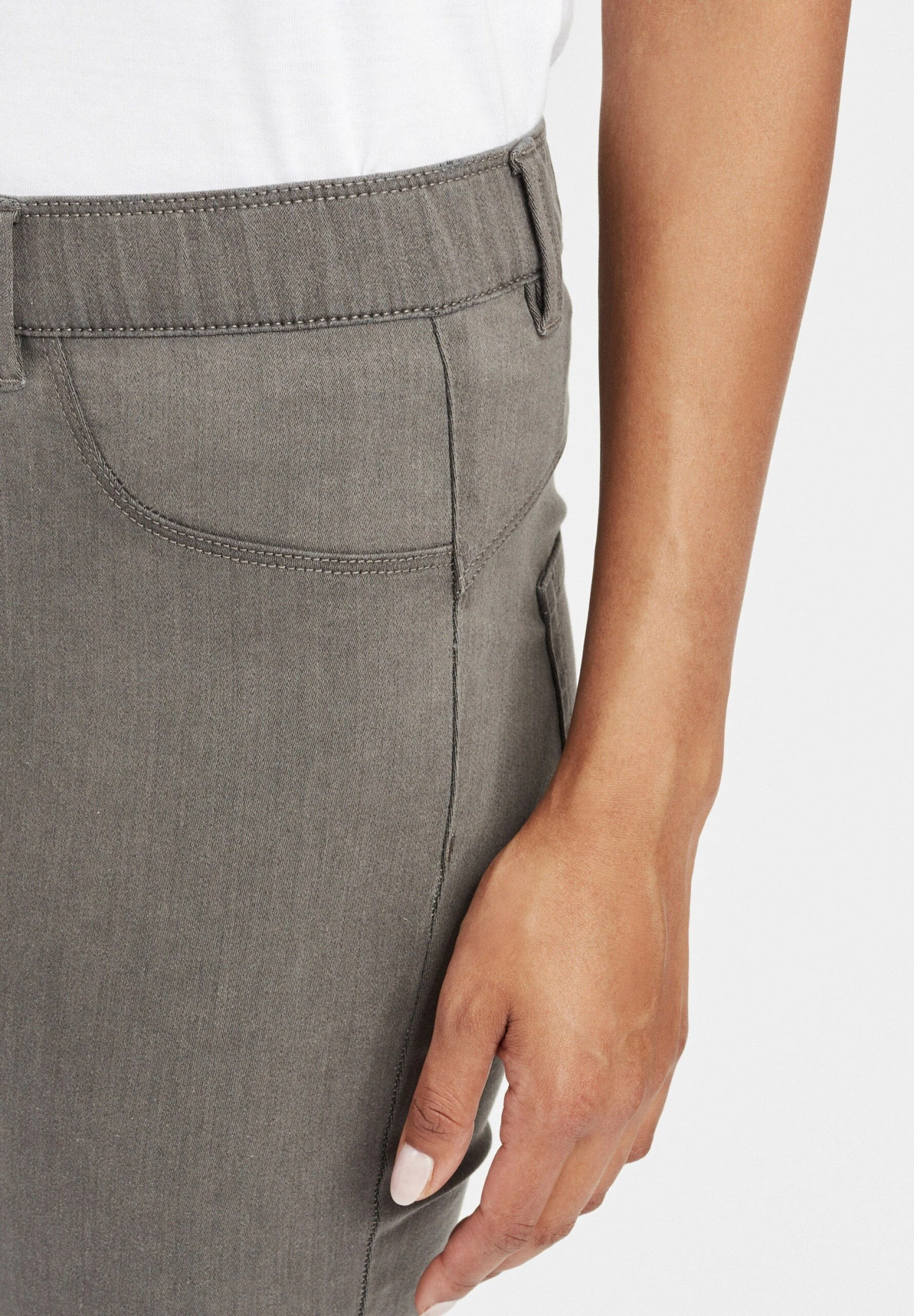 OXMO Oxgesine - Jeans Skinny Fit - Pewter - Afbeelding 4