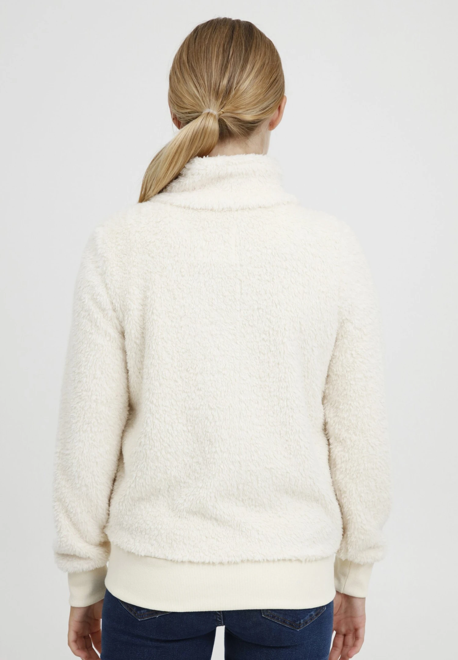 OXMO Anneka - Fleecejas - White - Afbeelding 3