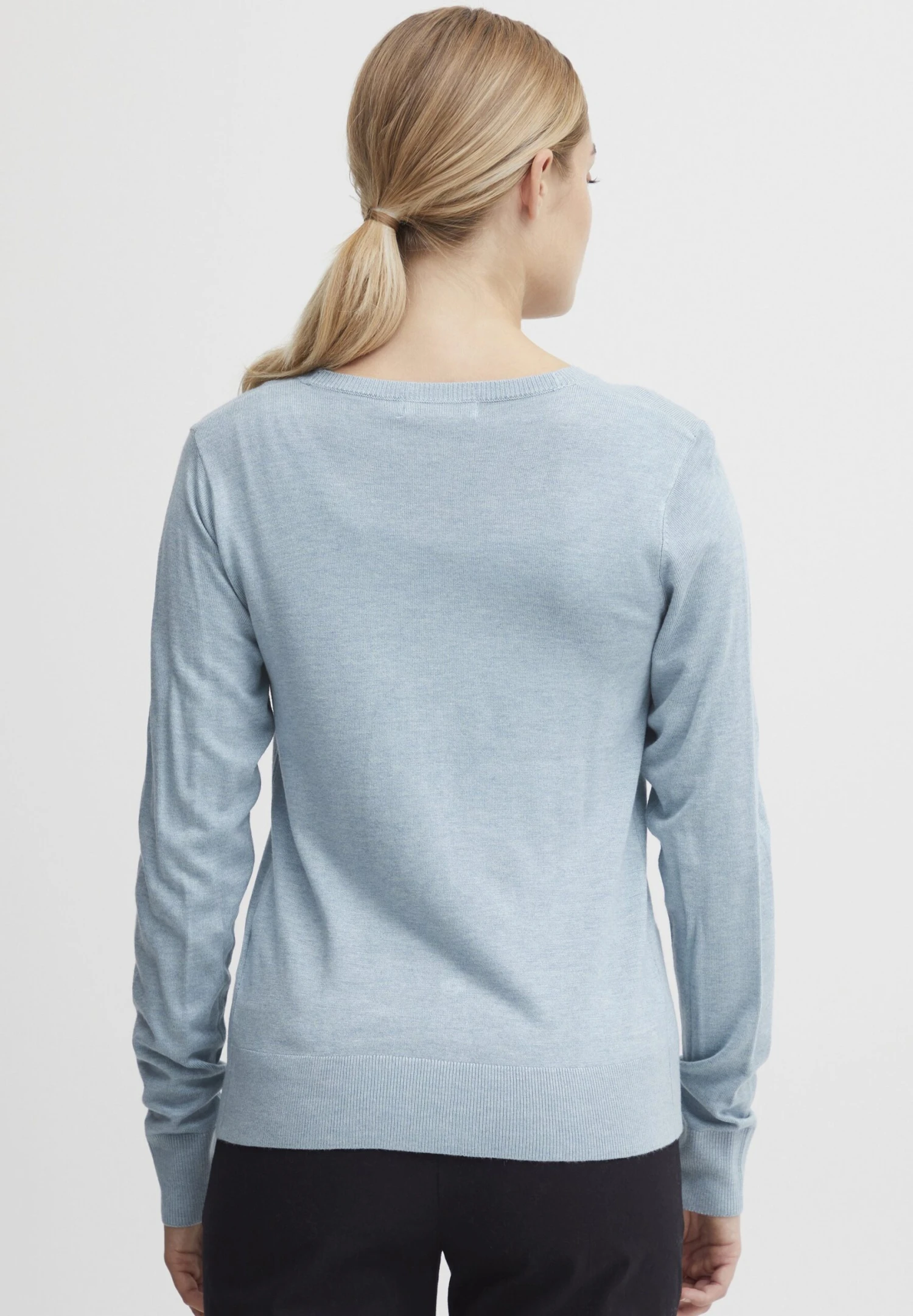 OXMO Oxhelene - Vest - Blue Bell Melange - Afbeelding 3