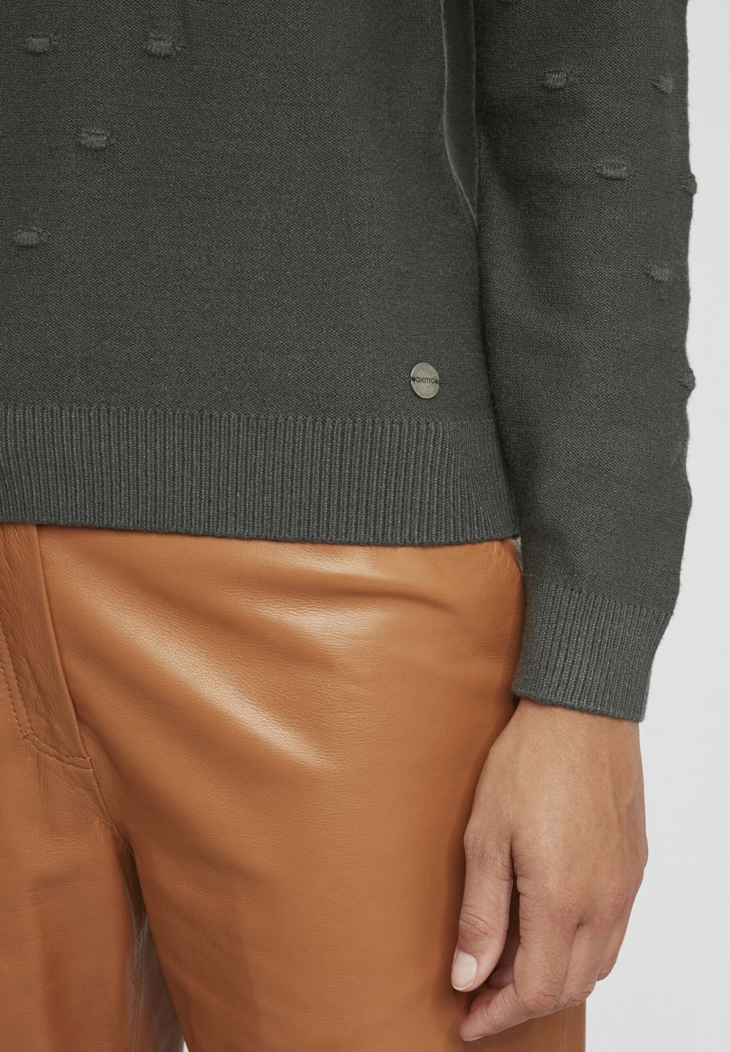 OXMO Oxdotta - Trui - Dark Shadow - Afbeelding 5