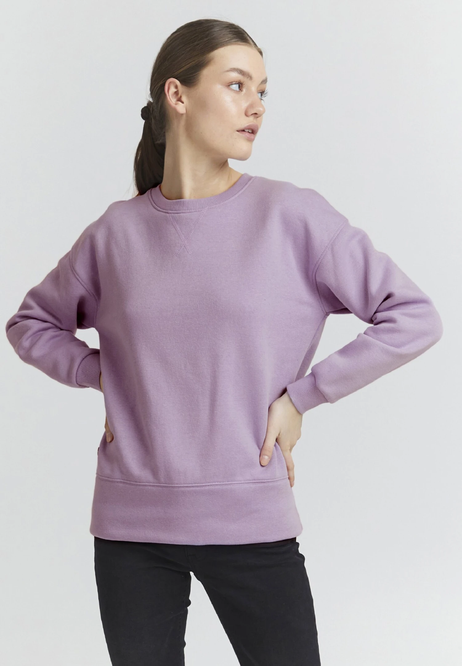OXMO Holma - Sweater - Sand Verbena