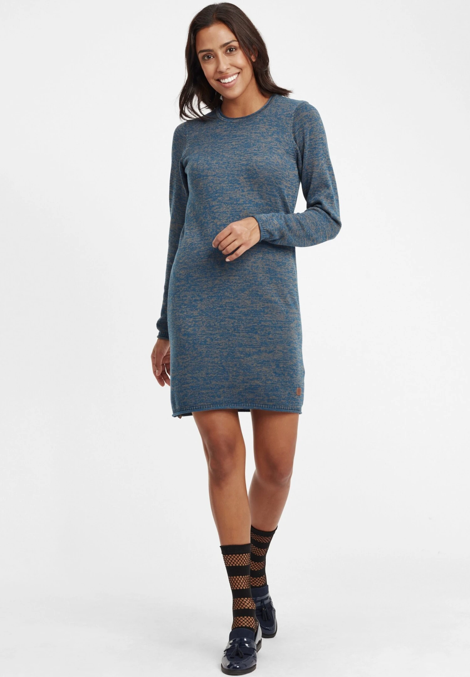 OXMO Oxdanielle - Gebreide Jurk - Ensign Blue