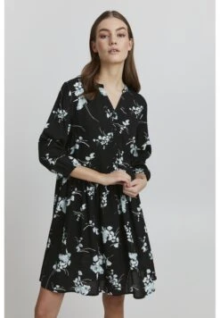 OXMO Jurk - Black Mix