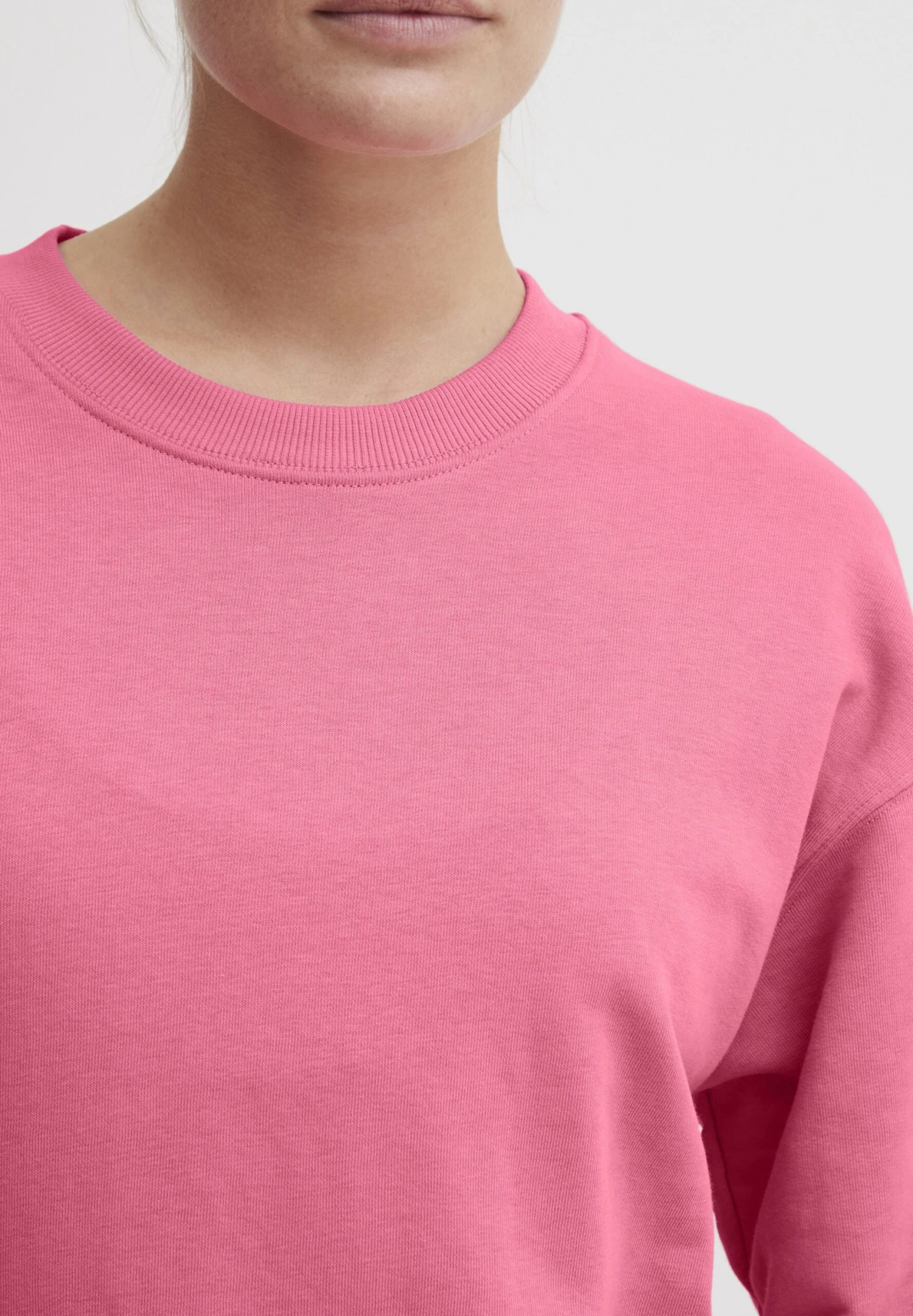 OXMO Oxsafina - T-Shirt Basic - Azalea Pink - Afbeelding 4