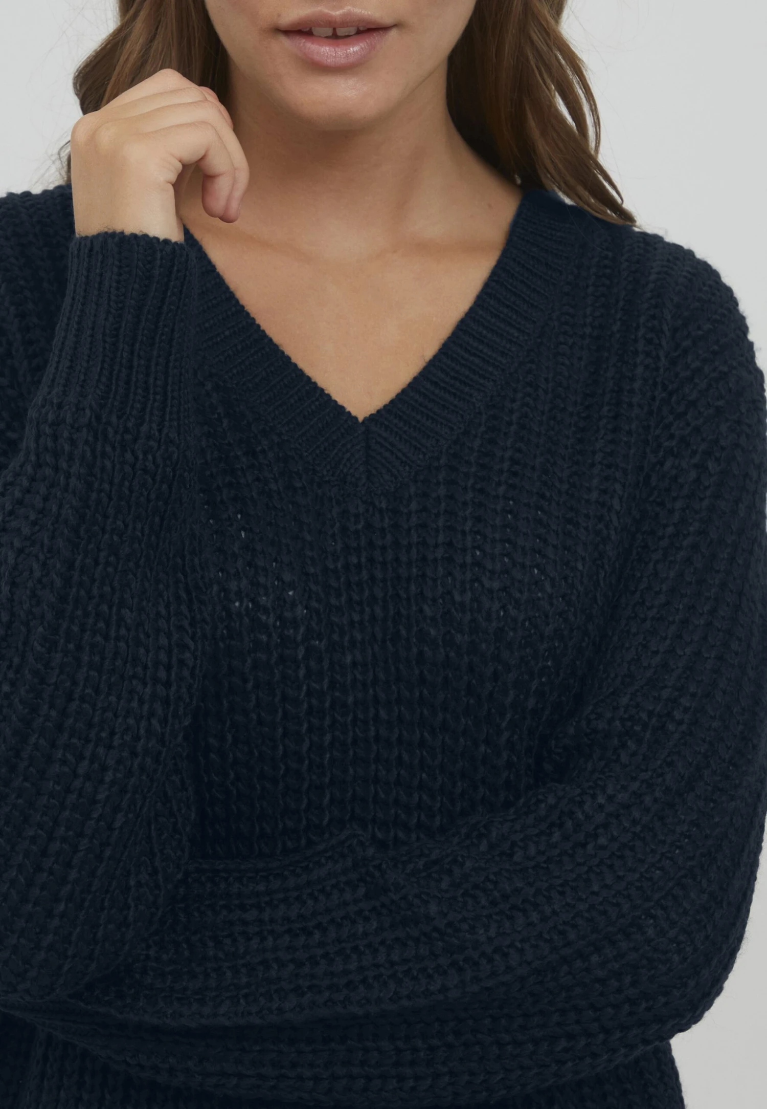 OXMO Oxlavea - Trui - Dark Blue - Afbeelding 4