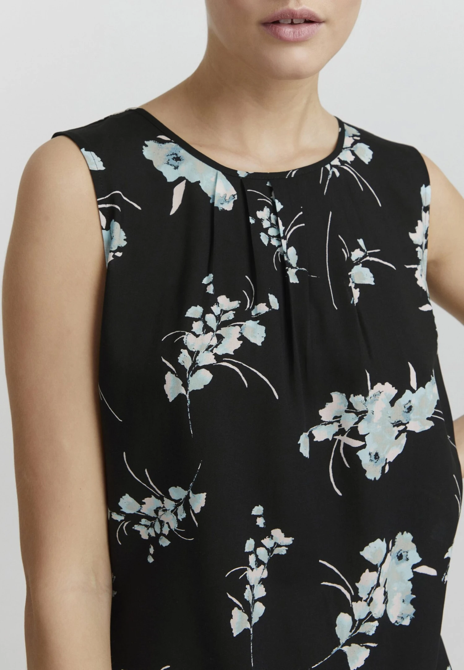 OXMO Esja - Blouse - Black Mix - Afbeelding 4