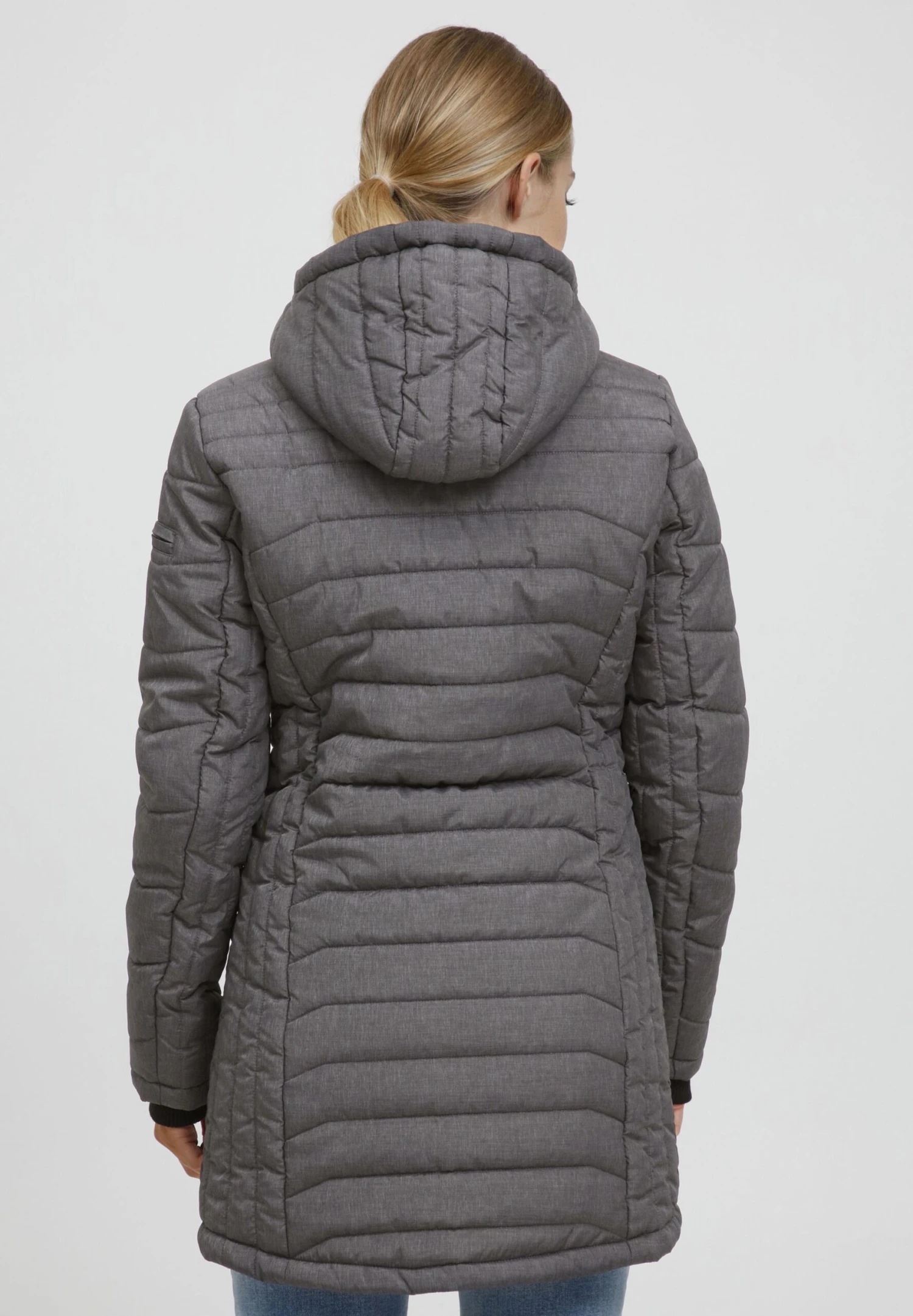 OXMO Oxnelly - Winterjas - Smoked Pearl - Afbeelding 3