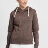 OXMO Oxvicky - Sweater Met Rits - Coffe B Me