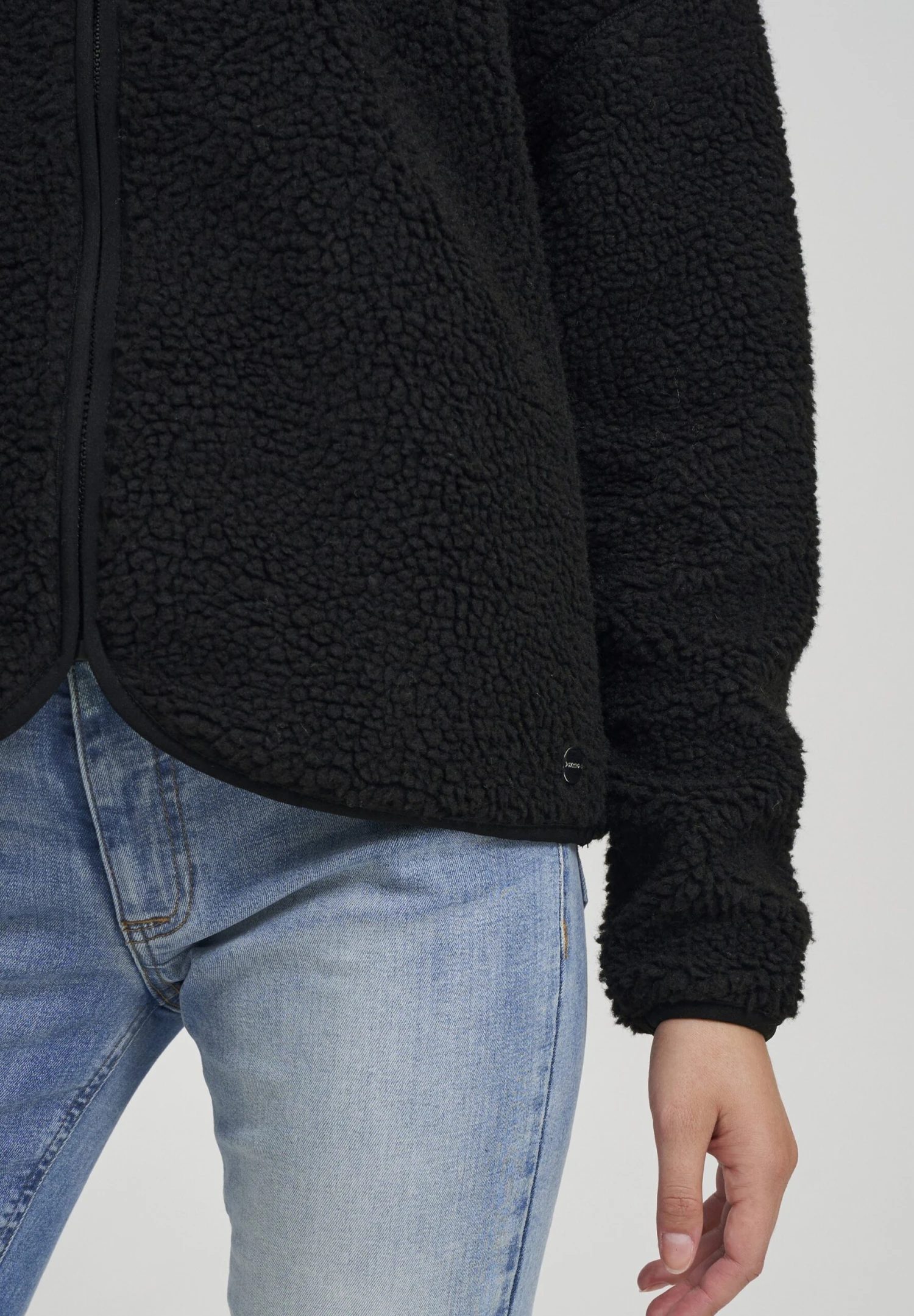 OXMO Oxtonje - Sweater Met Rits - Black - Afbeelding 5