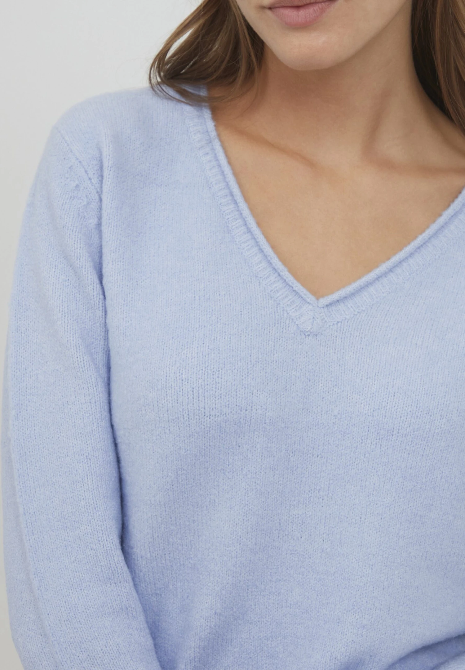 OXMO Oxilva - Trui - Brunnera Blue Melange - Afbeelding 4