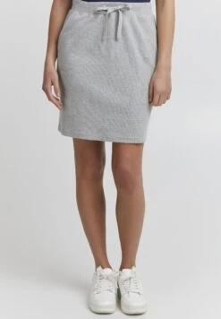 OXMO Oxlou - Kokerrok - Light Grey Melange