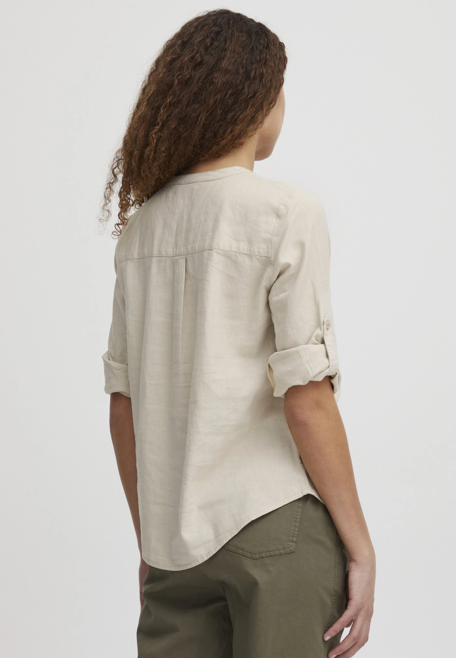 OXMO Oxanja - Blouse - Cement - Afbeelding 3
