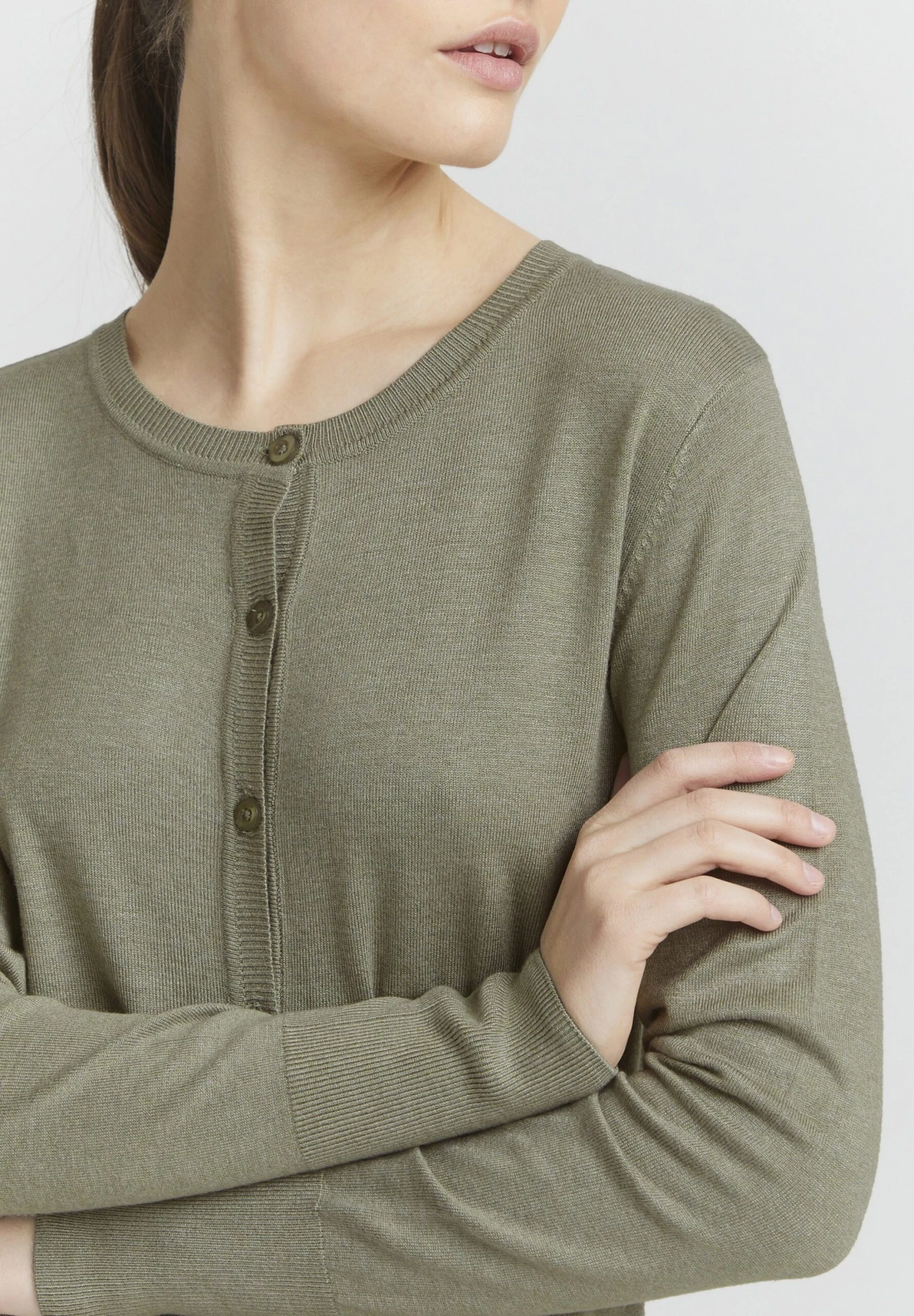 OXMO Vest - Seagrass Melange - Afbeelding 4