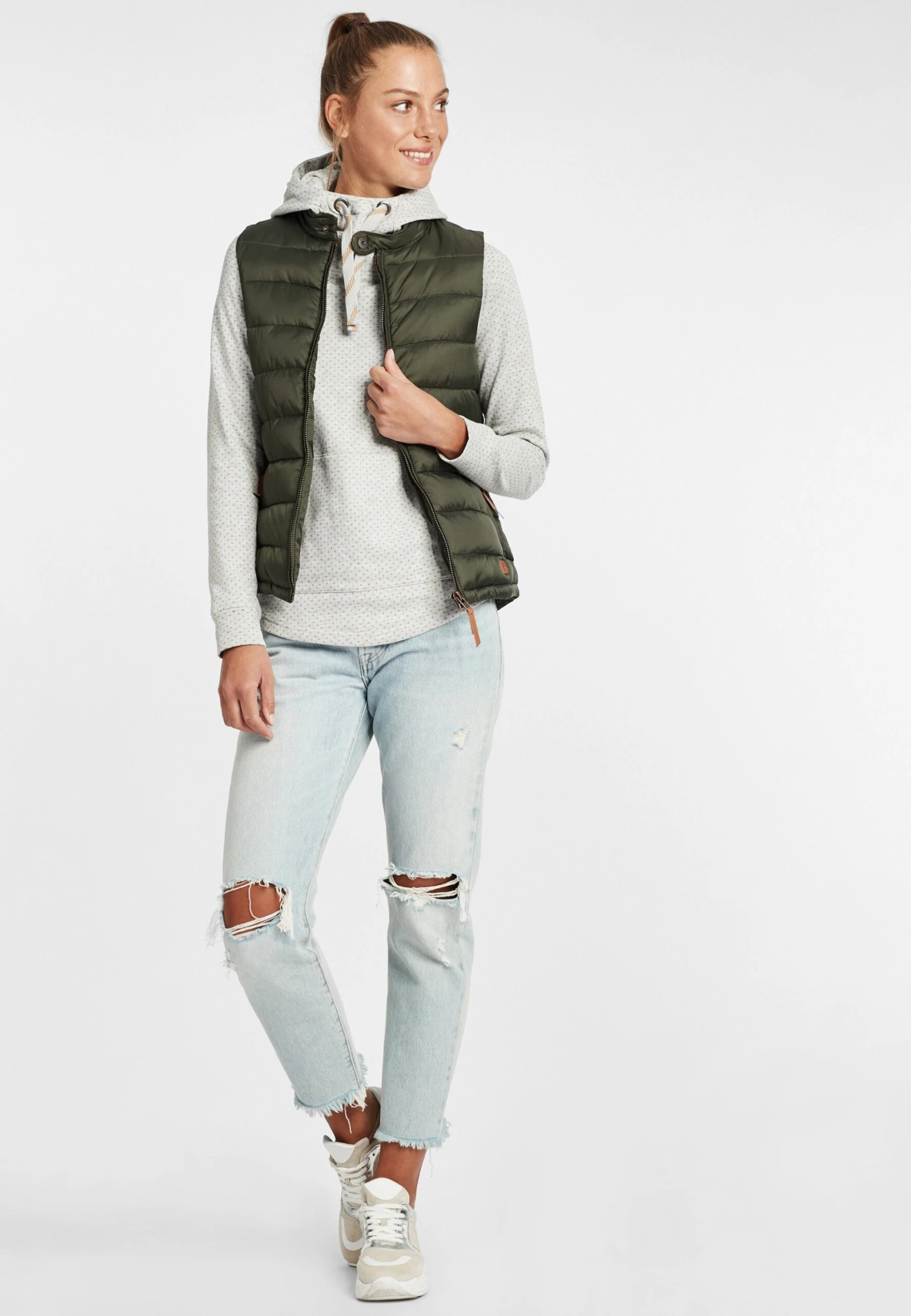 OXMO Oxcamilla - Bodywarmer - Duffel Bag Green - Afbeelding 2