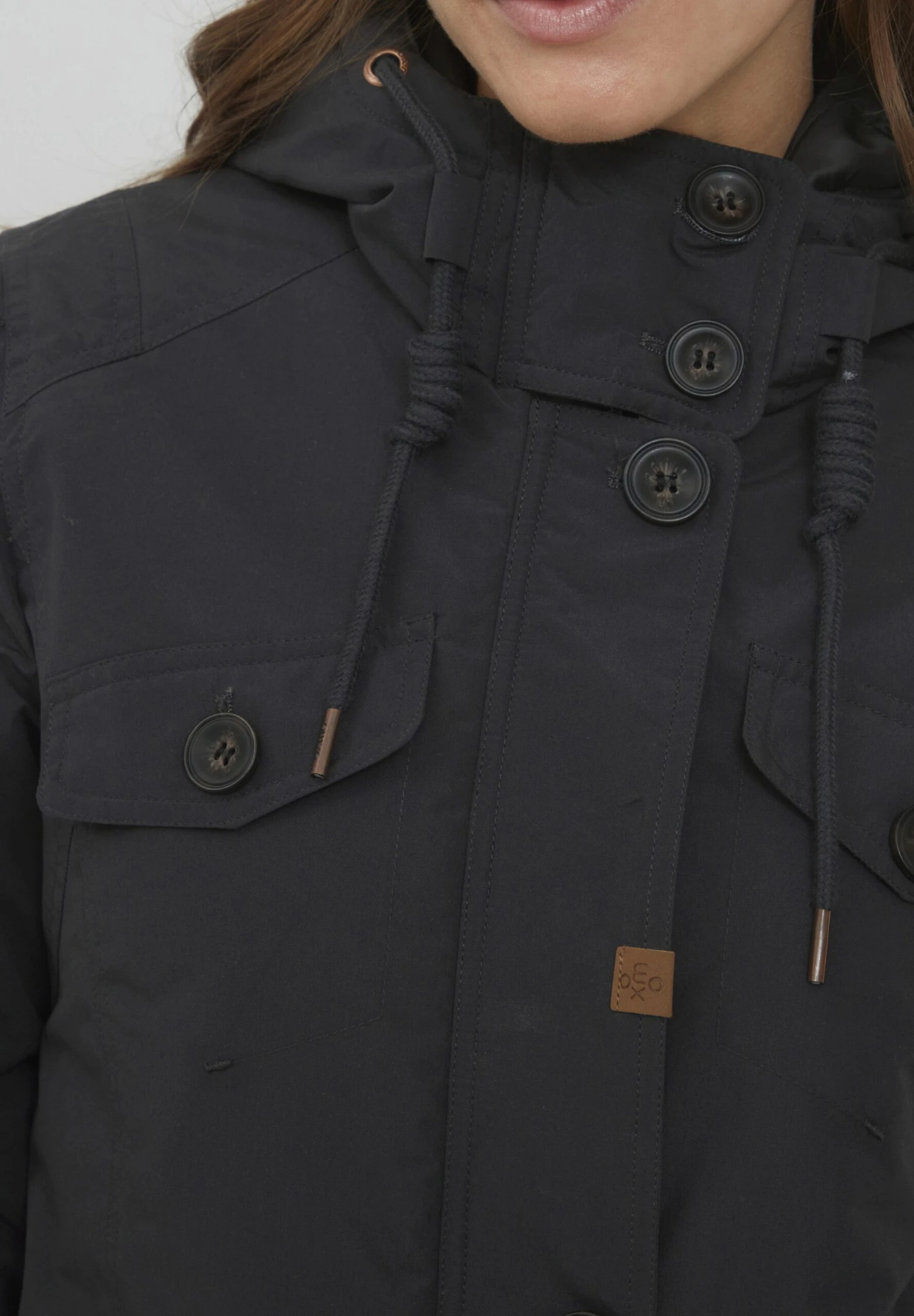 OXMO Oxtala - Winterjas - Phantom Grey - Afbeelding 4