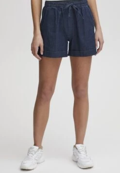 OXMO Oxlillith - Jeansshort - Dark Blue Denim
