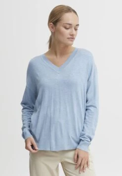 OXMO Oxhelle - Trui - Blue Bell Melange