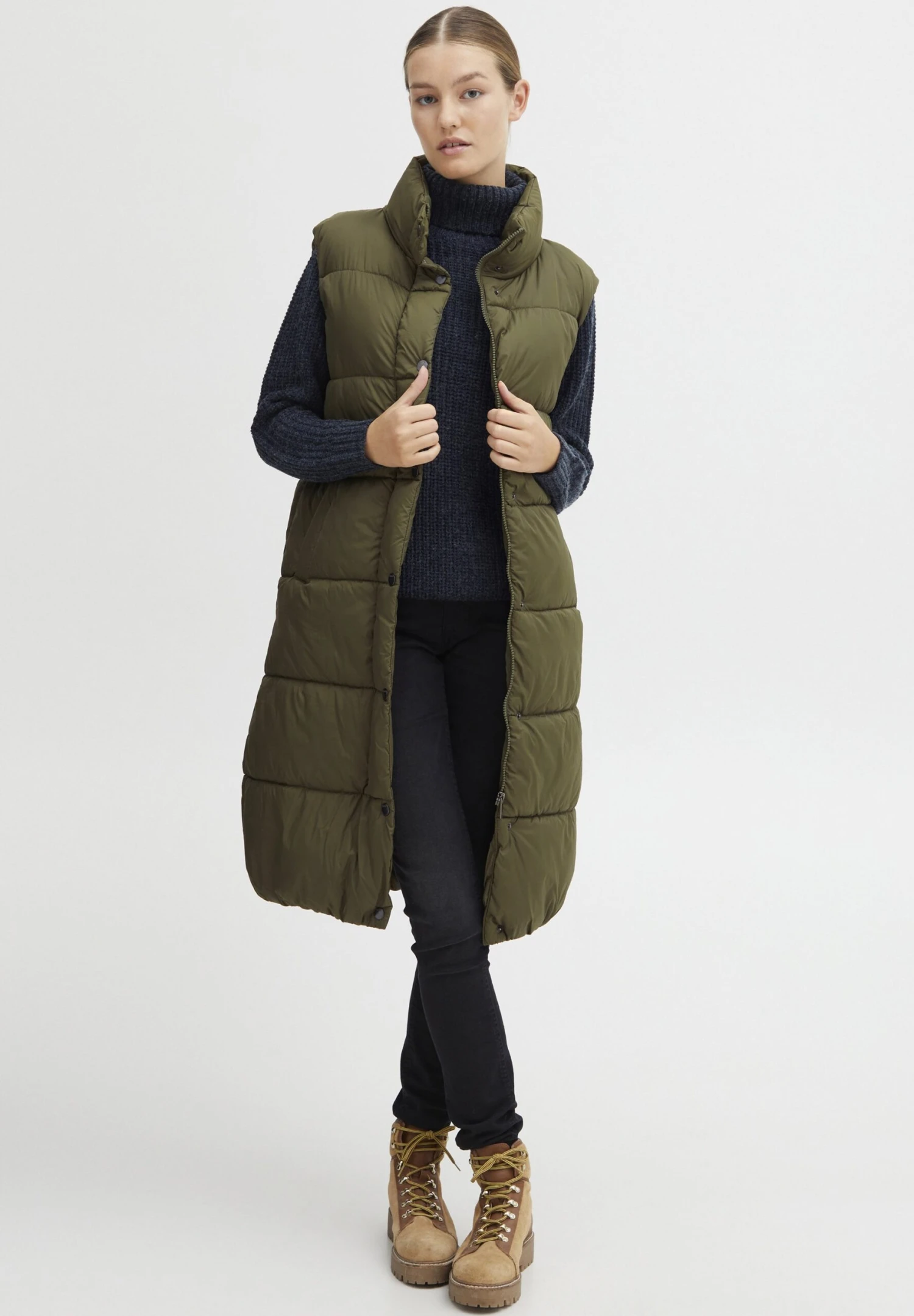 OXMO Oxbodani - Bodywarmer - Olive Night - Afbeelding 2