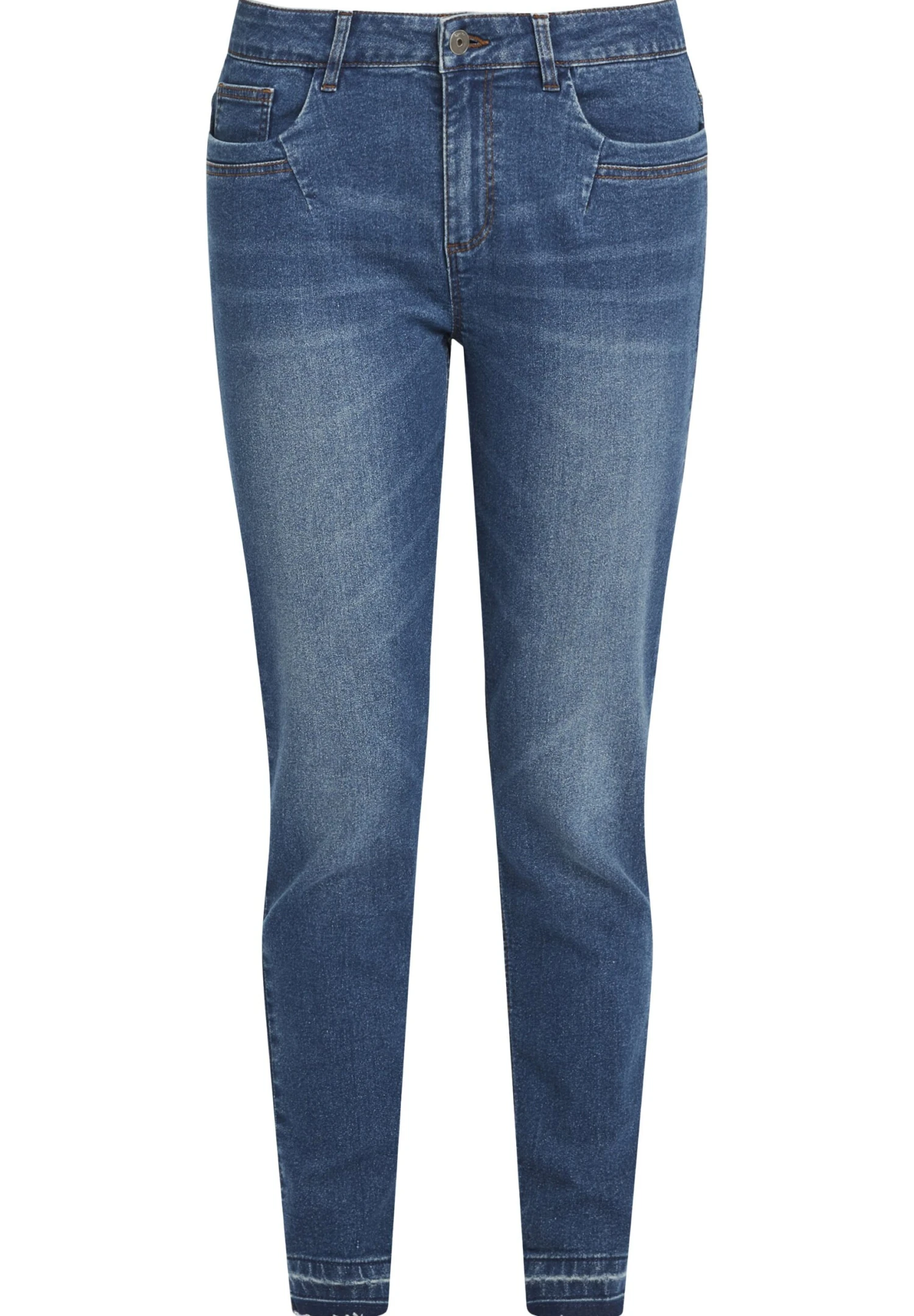 OXMO Oxirabelle - Slim Fit Jeans - Antique Blue - Afbeelding 6