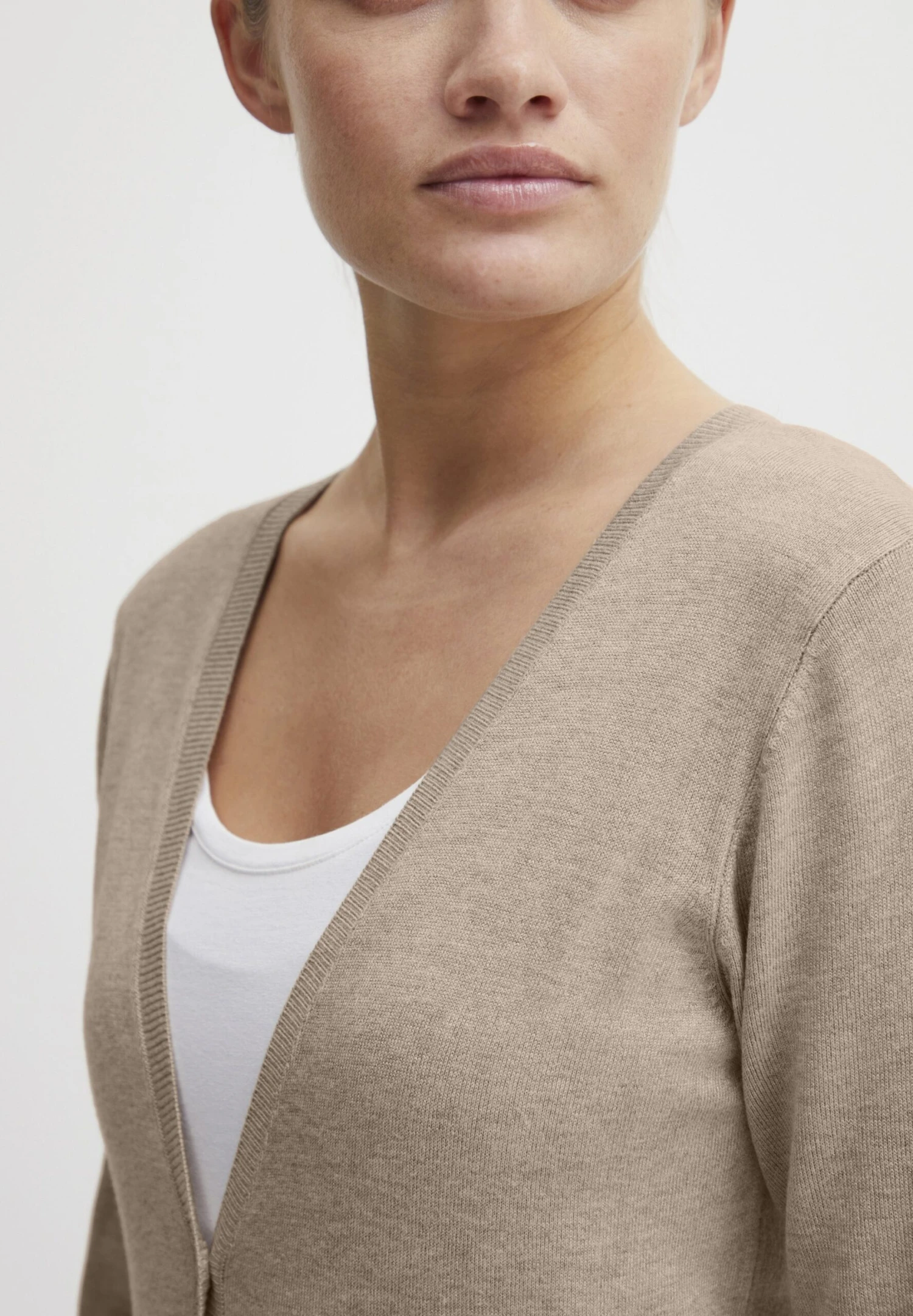 OXMO Oxhelene - Vest - Cement Melange - Afbeelding 4