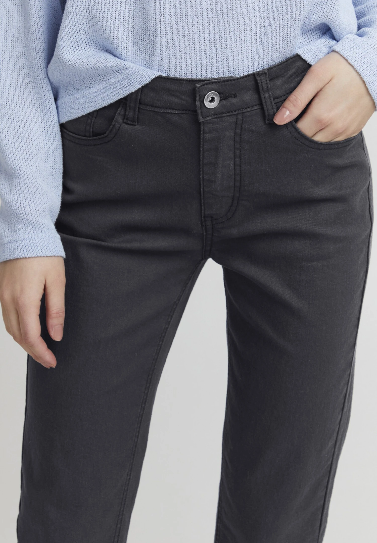 OXMO Oxpam - Slim Fit Jeans - Black - Afbeelding 4