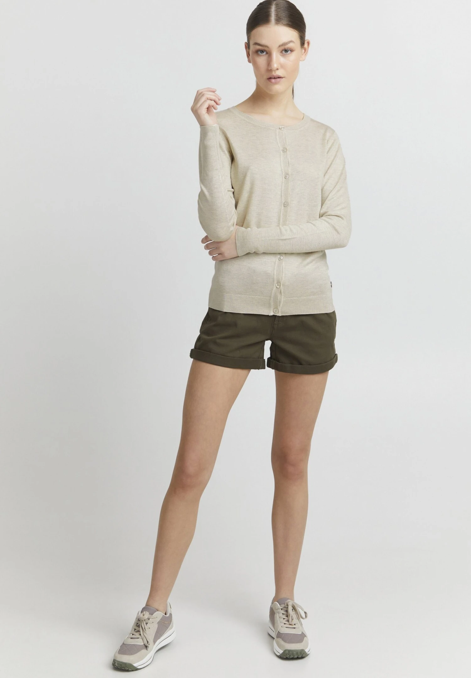 OXMO Vest - Oyster Grey Melange - Afbeelding 2