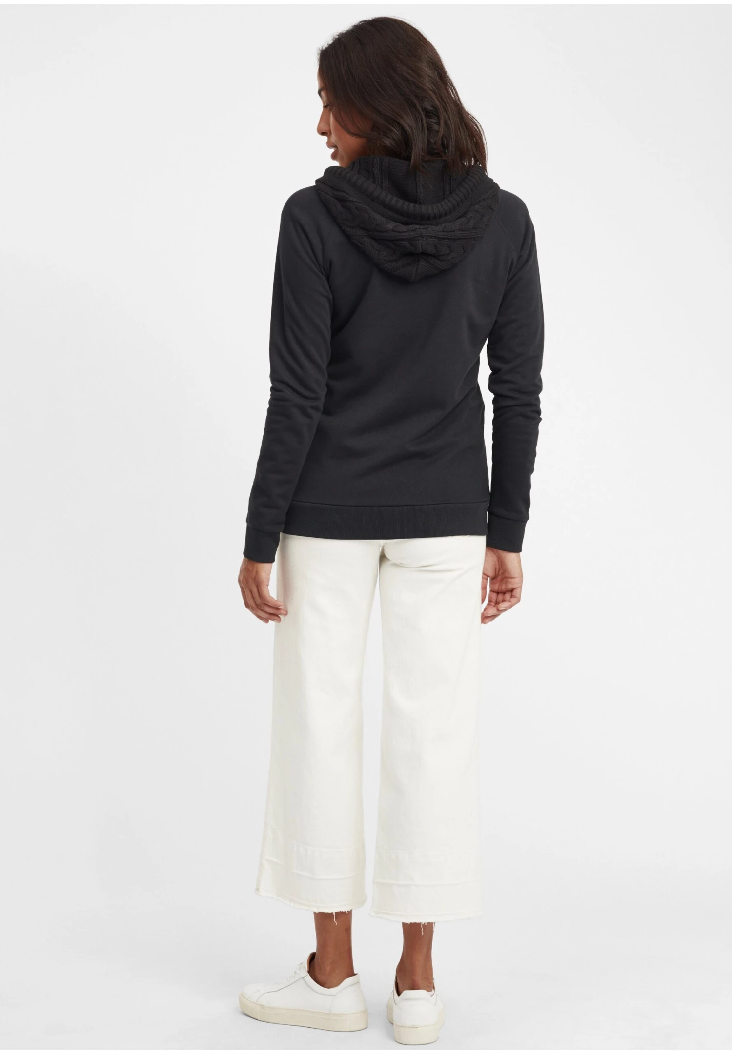 OXMO Oxmatilda - Sweater Met Rits - Black - Afbeelding 5