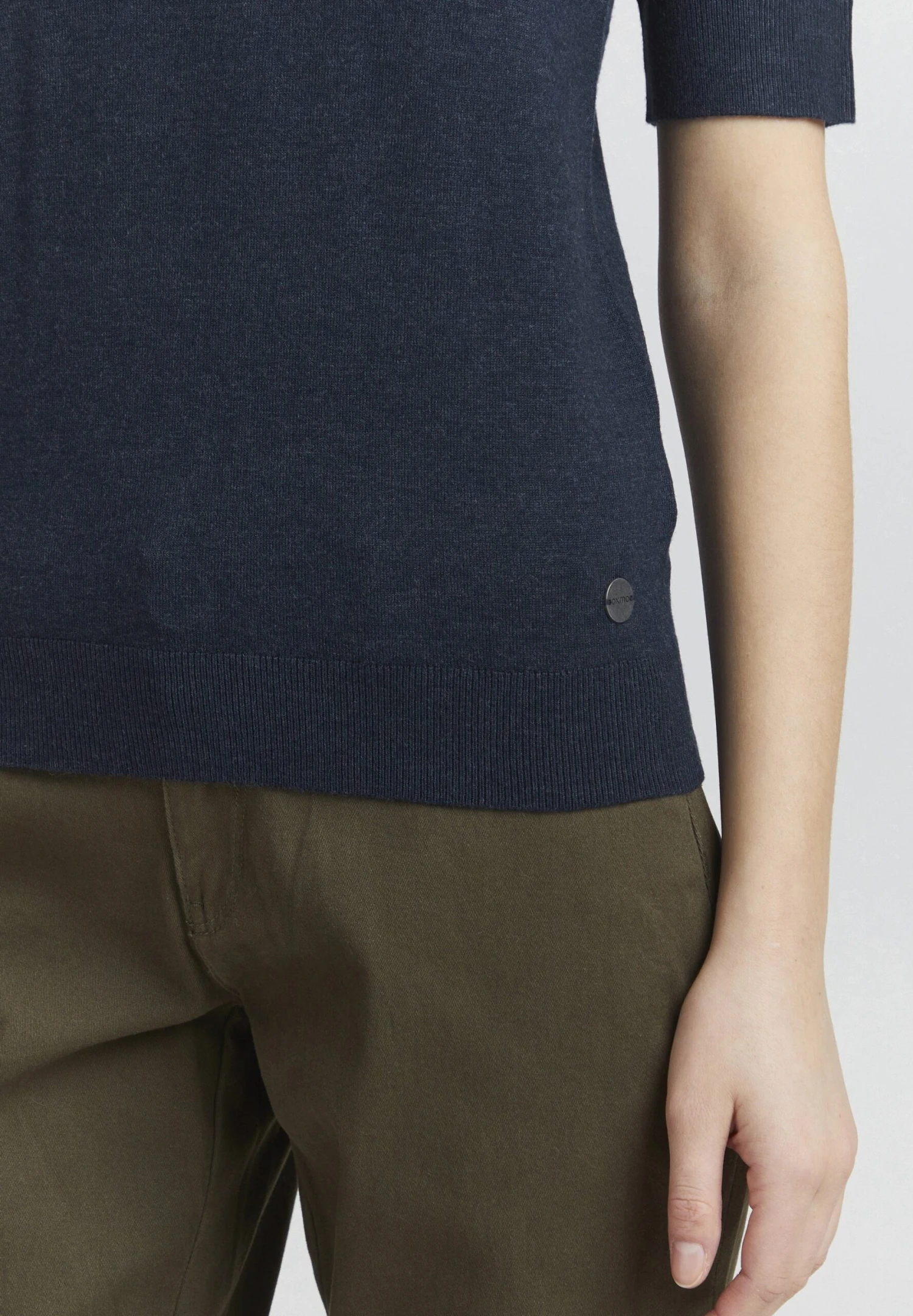 OXMO Oxhelin - T-Shirt Basic - Total Eclipse Melange - Afbeelding 5