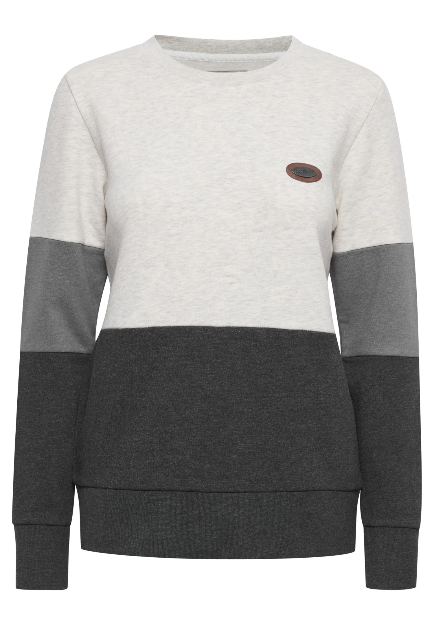 OXMO Oxtrine - Trui - Oyster Grey Melange - Afbeelding 6