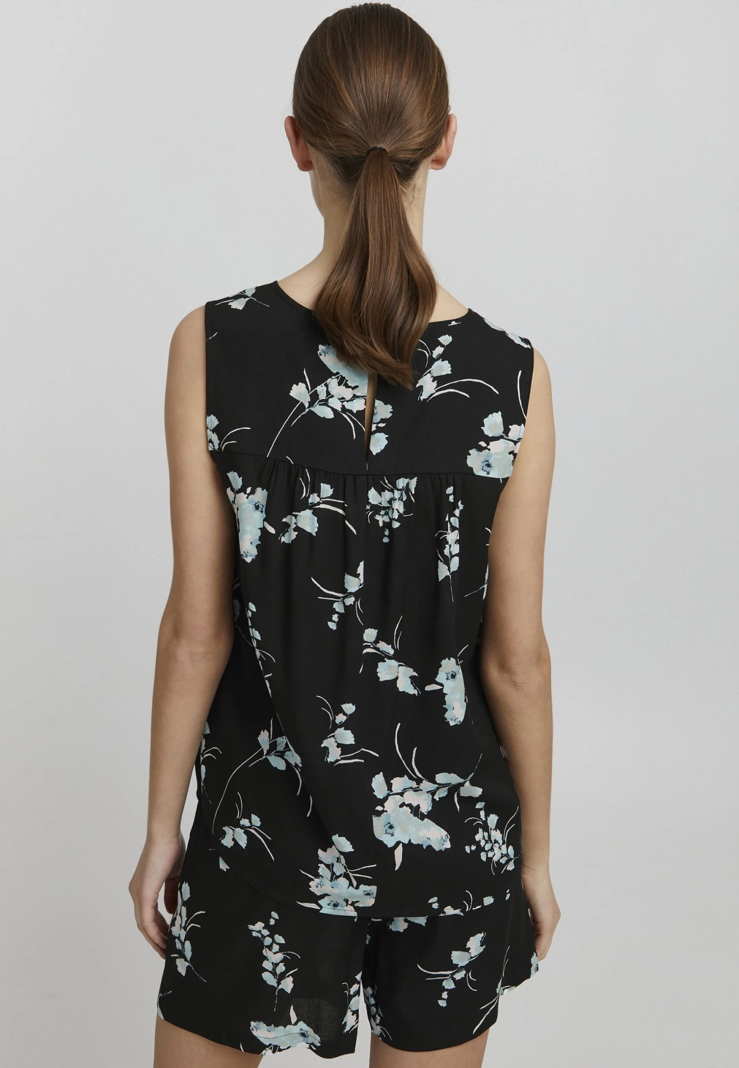 OXMO Esja - Blouse - Black Mix - Afbeelding 3