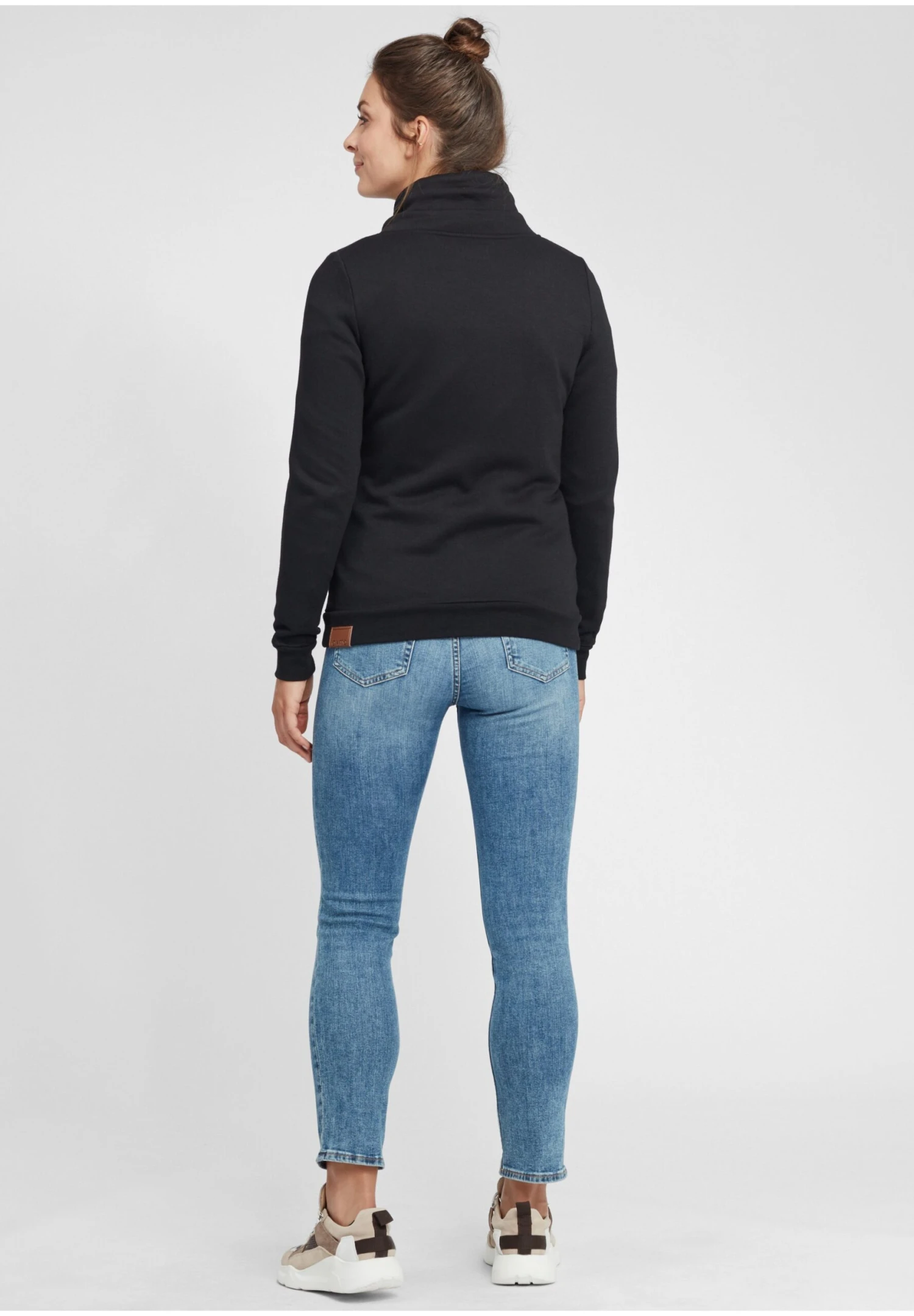 OXMO Oxvicky - Sweater Met Rits - Black - Afbeelding 3