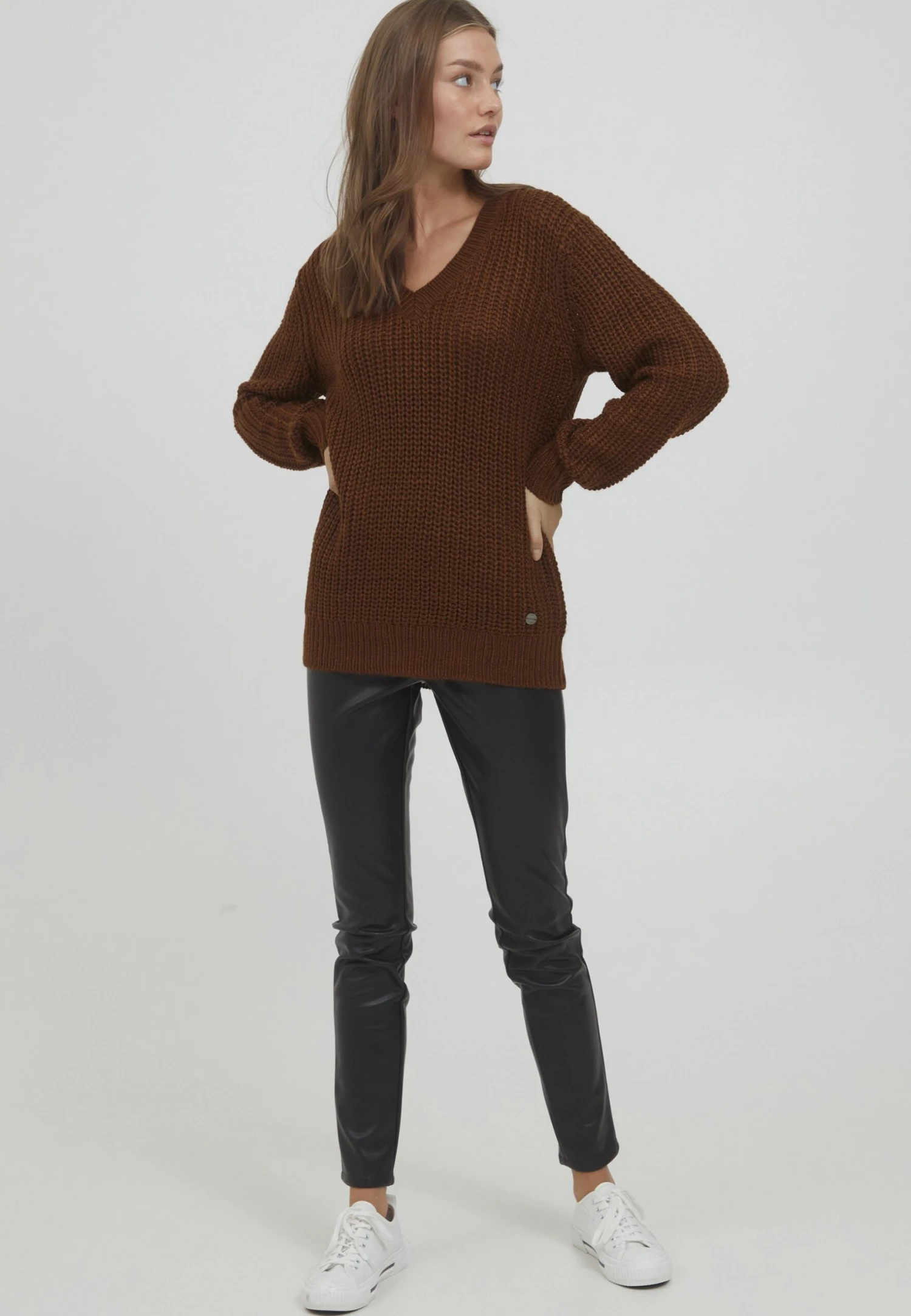 OXMO Oxlavea - Trui - Brown - Afbeelding 2