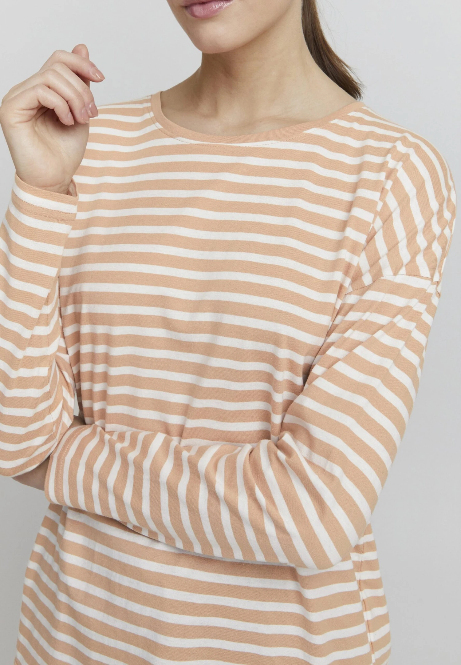 OXMO Longsleeve - Mahogany Rose - Afbeelding 4