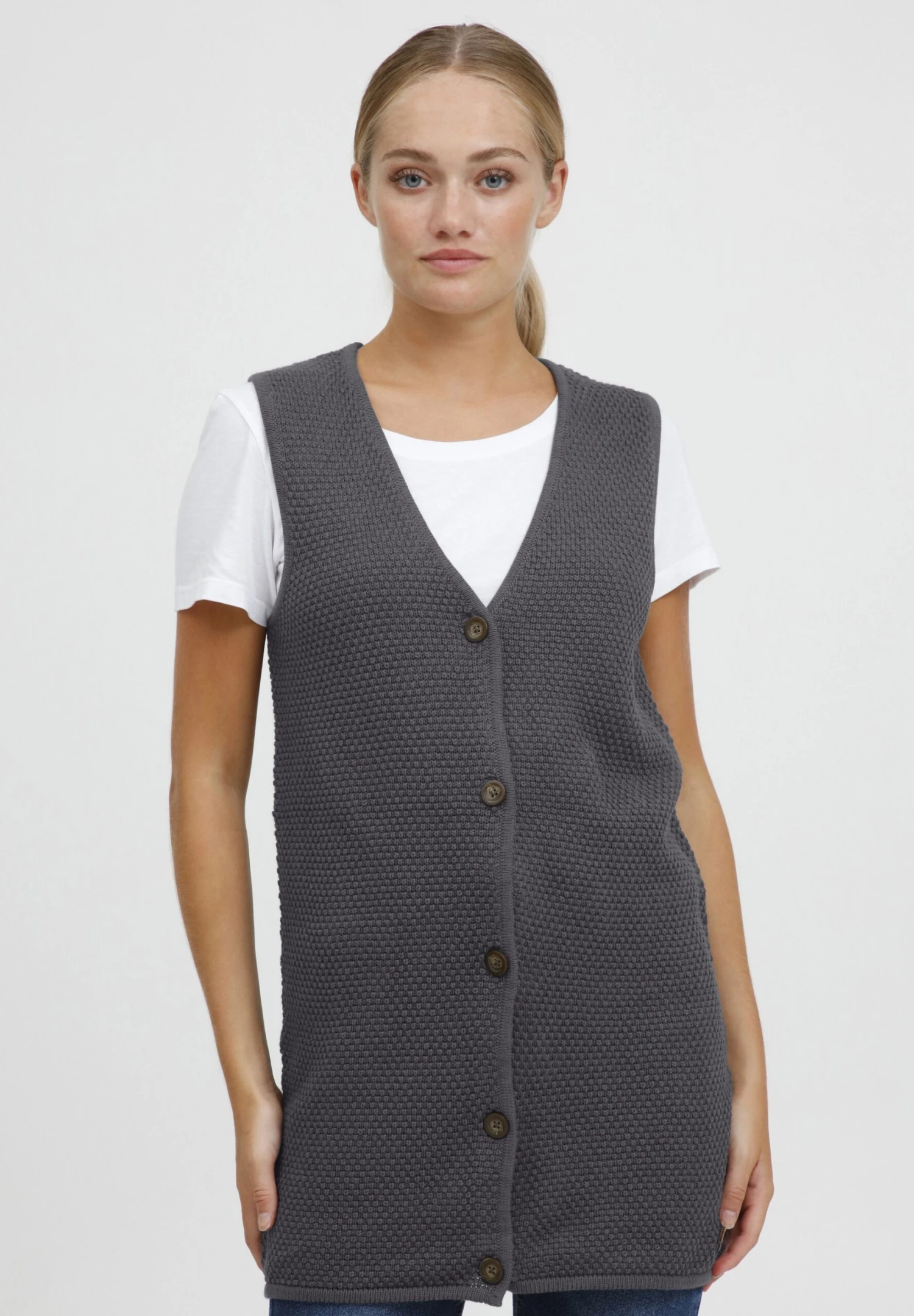 OXMO Oxheidi - Bodywarmer - Pewter