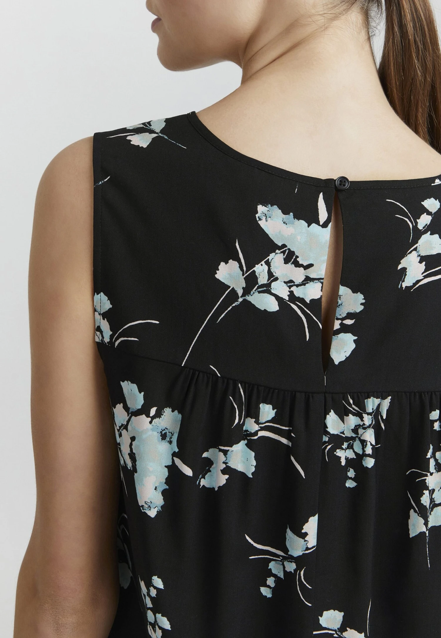 OXMO Esja - Blouse - Black Mix - Afbeelding 5