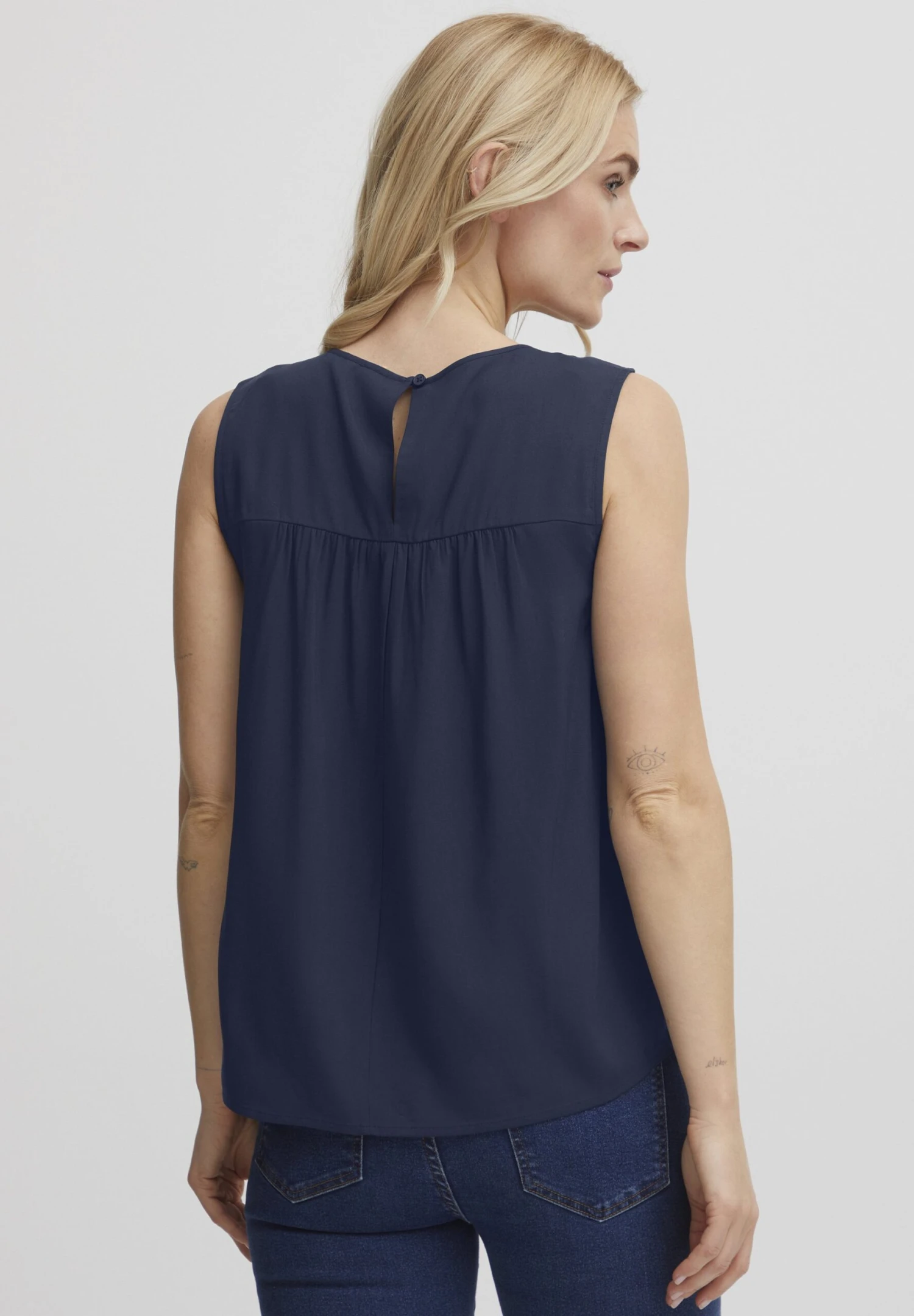 OXMO Esja - Blouse - Total Eclipse - Afbeelding 3