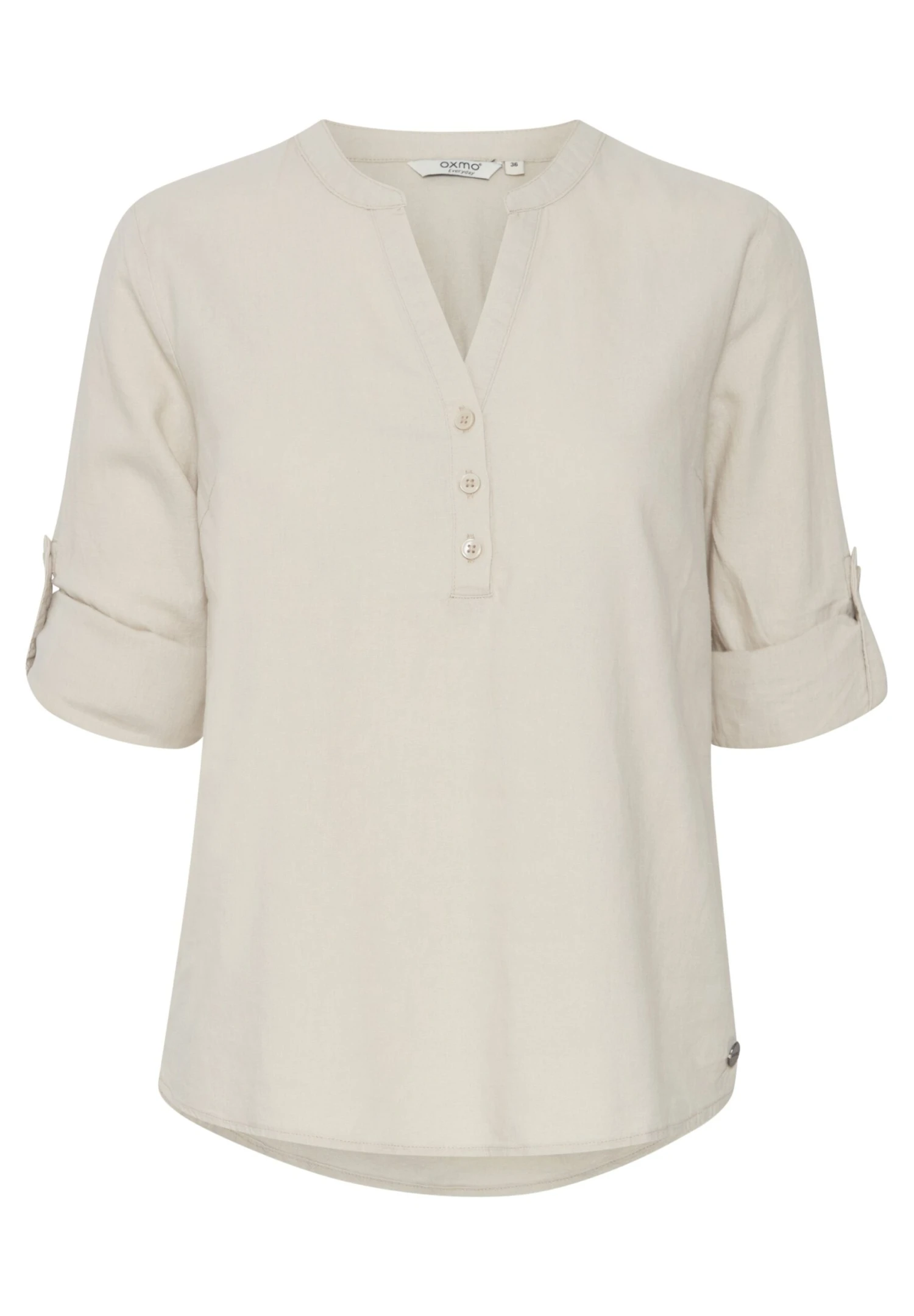 OXMO Oxanja - Blouse - Cement - Afbeelding 6