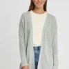 OXMO Oxgisele - Vest - Light Grey Melange